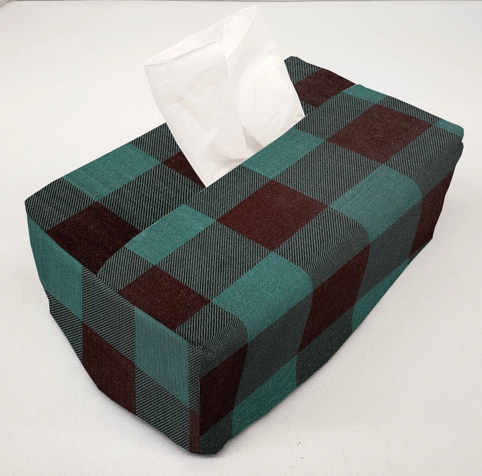 Buffalo Check Plaid Tissue Box Cover (6 Colors Available) | eBay