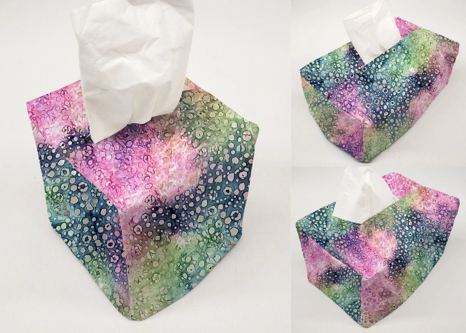 Batik Tie Dye Tissue Box Cover | eBay