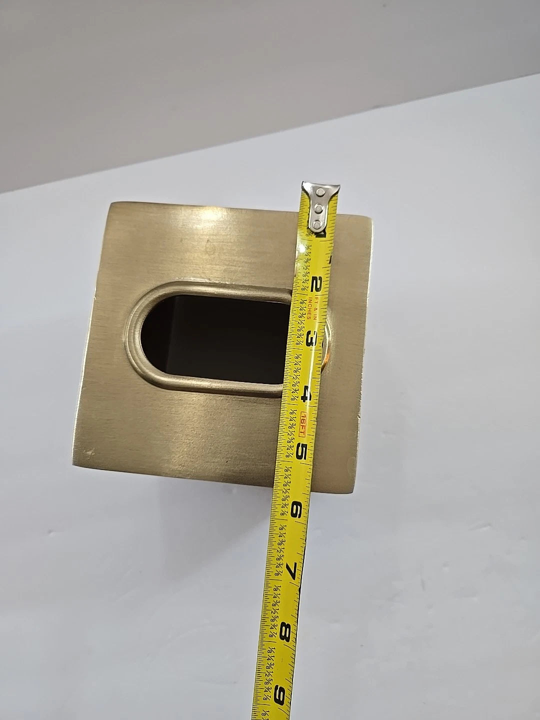 Brass Metal Textured Floral Square Tissue Box Cover 6"x5"x5" | eBay