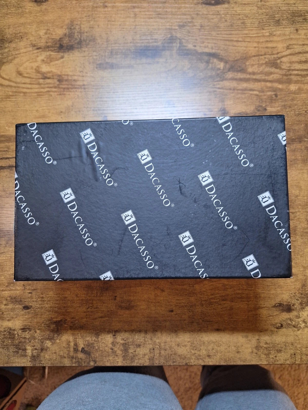 Dacasso Faux Leather Tissue Box Cover (Black) | eBay