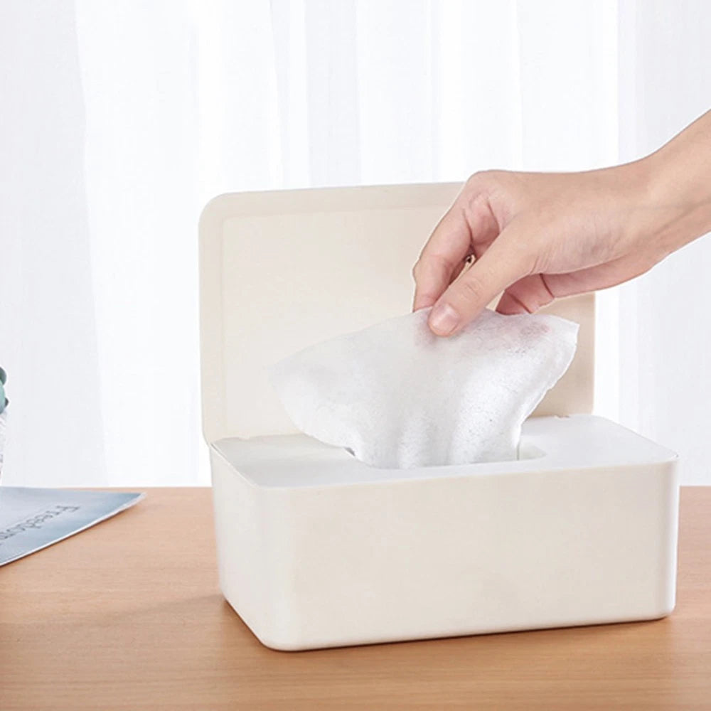 Wet Wipes Dispenser Holders Tissue Storage Box Case with Lid Household Supplies | eBay