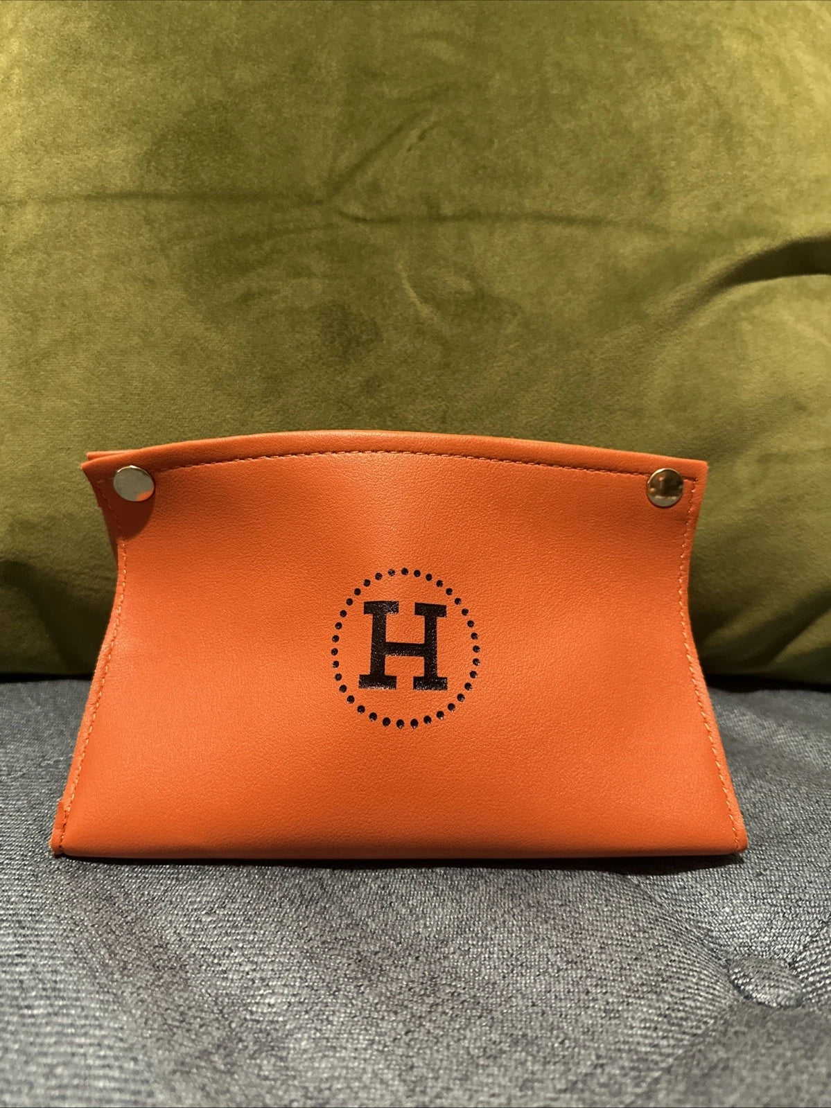 BRAND NEW Tissue Box Desk Tissue Box Orange | eBay