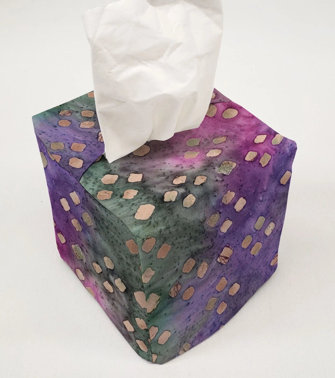 Batik Tie Dye Tissue Box Cover | eBay