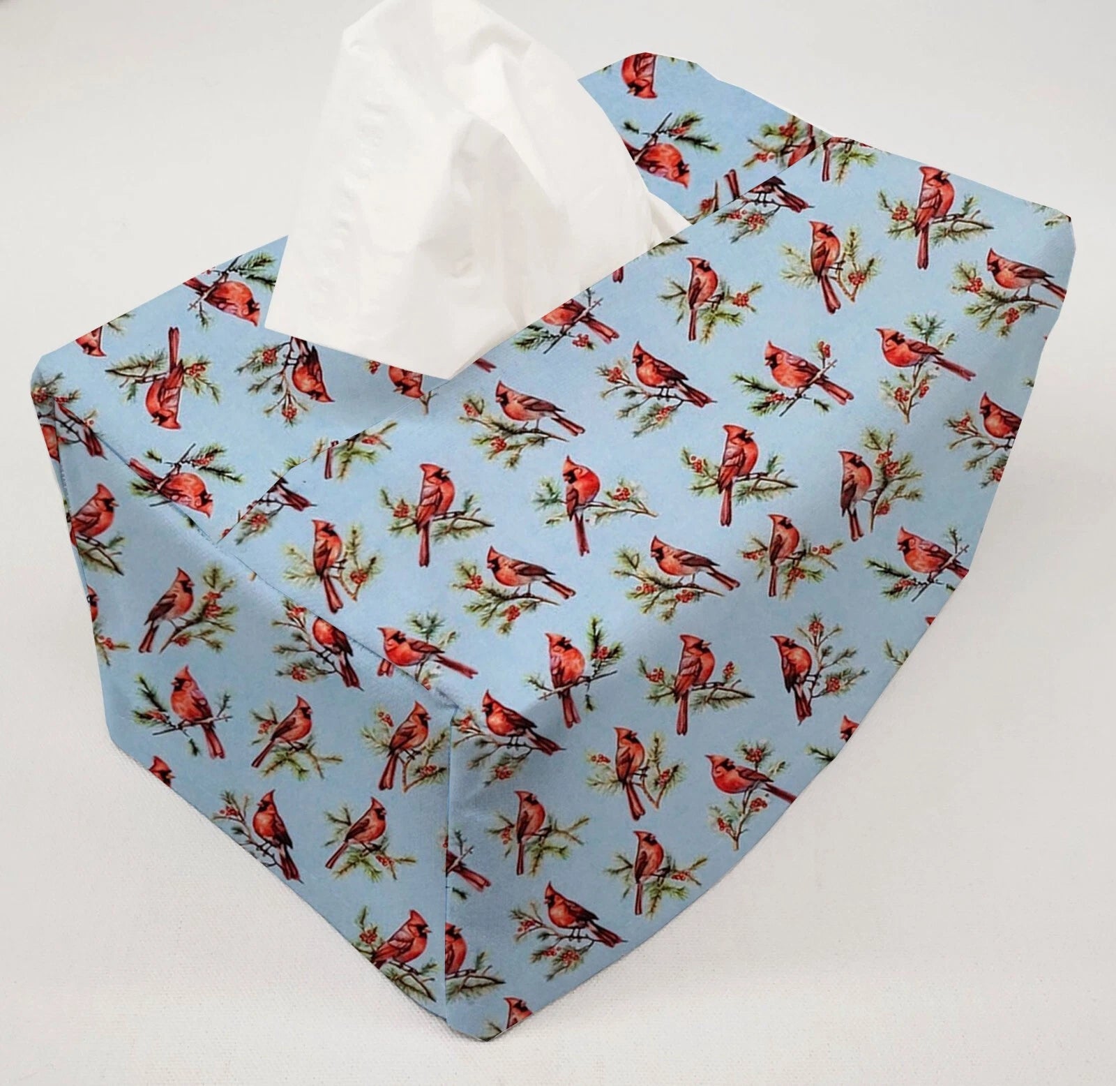 Cardinals Birds & Berries Tissue Box Cover | eBay