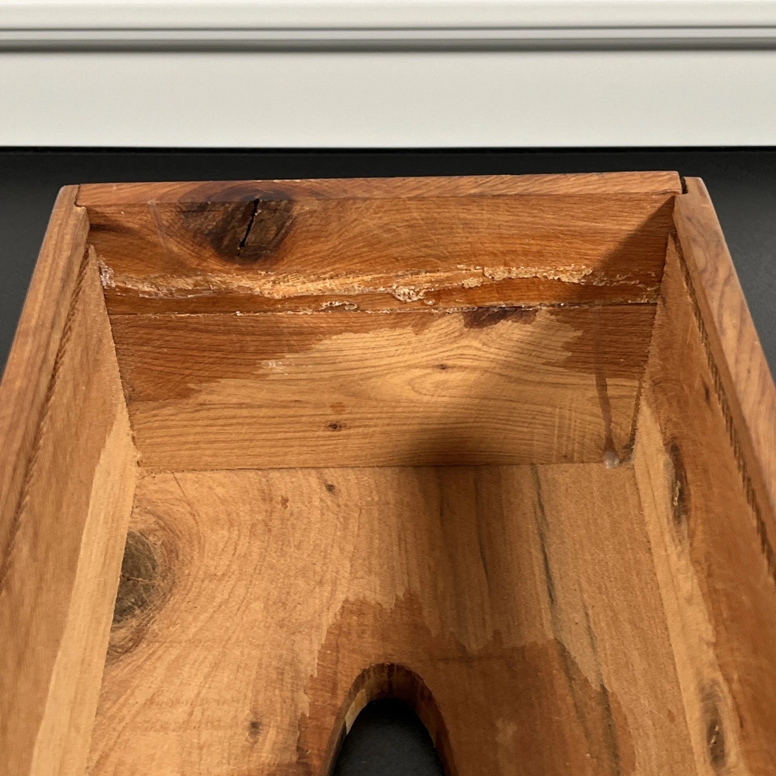 EBONY AND LEMON WOOD LATTICE TISSUE BOX COVER | eBay