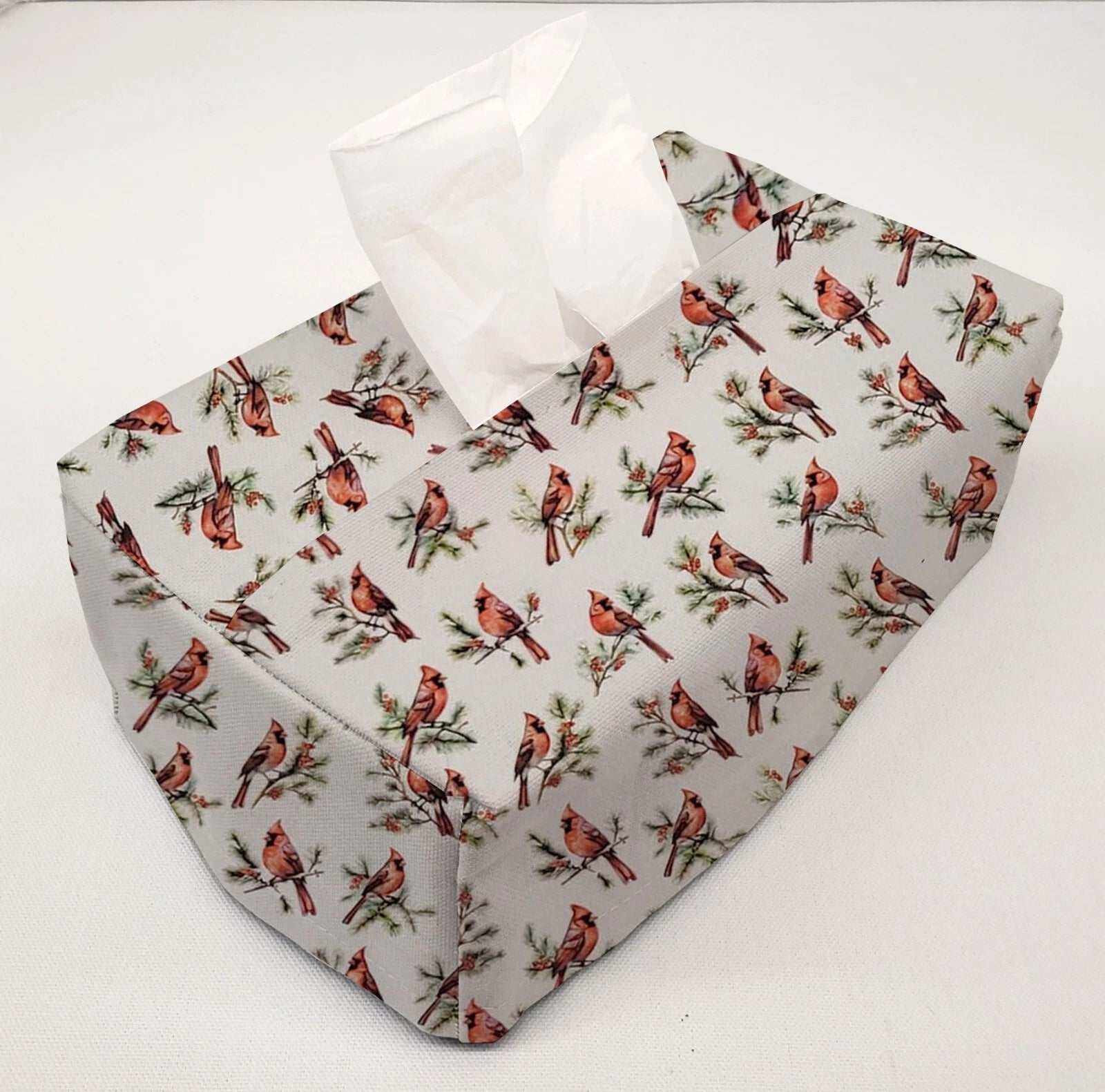 Cardinals Birds & Berries Tissue Box Cover | eBay