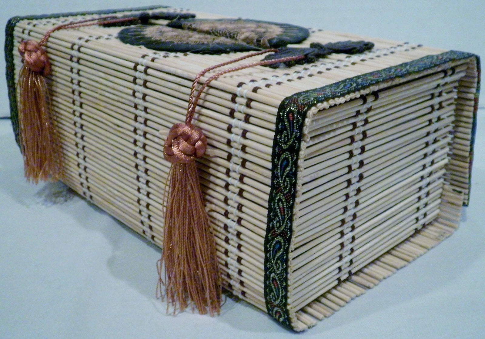 Rectangular Reed Tissue Box Cover | eBay