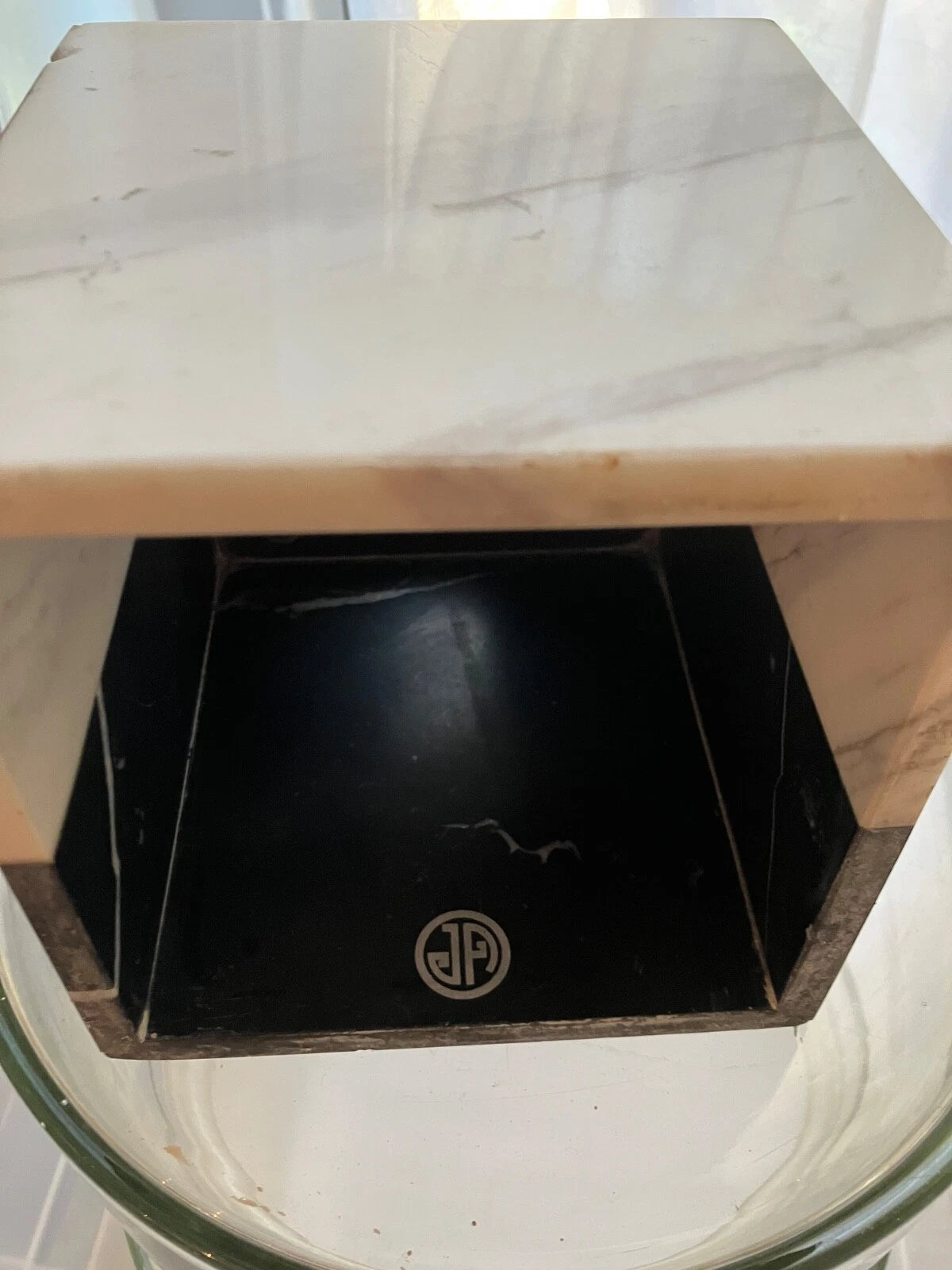 Jonathan Adler Black and White Marbe Tissue Box Cover | eBay