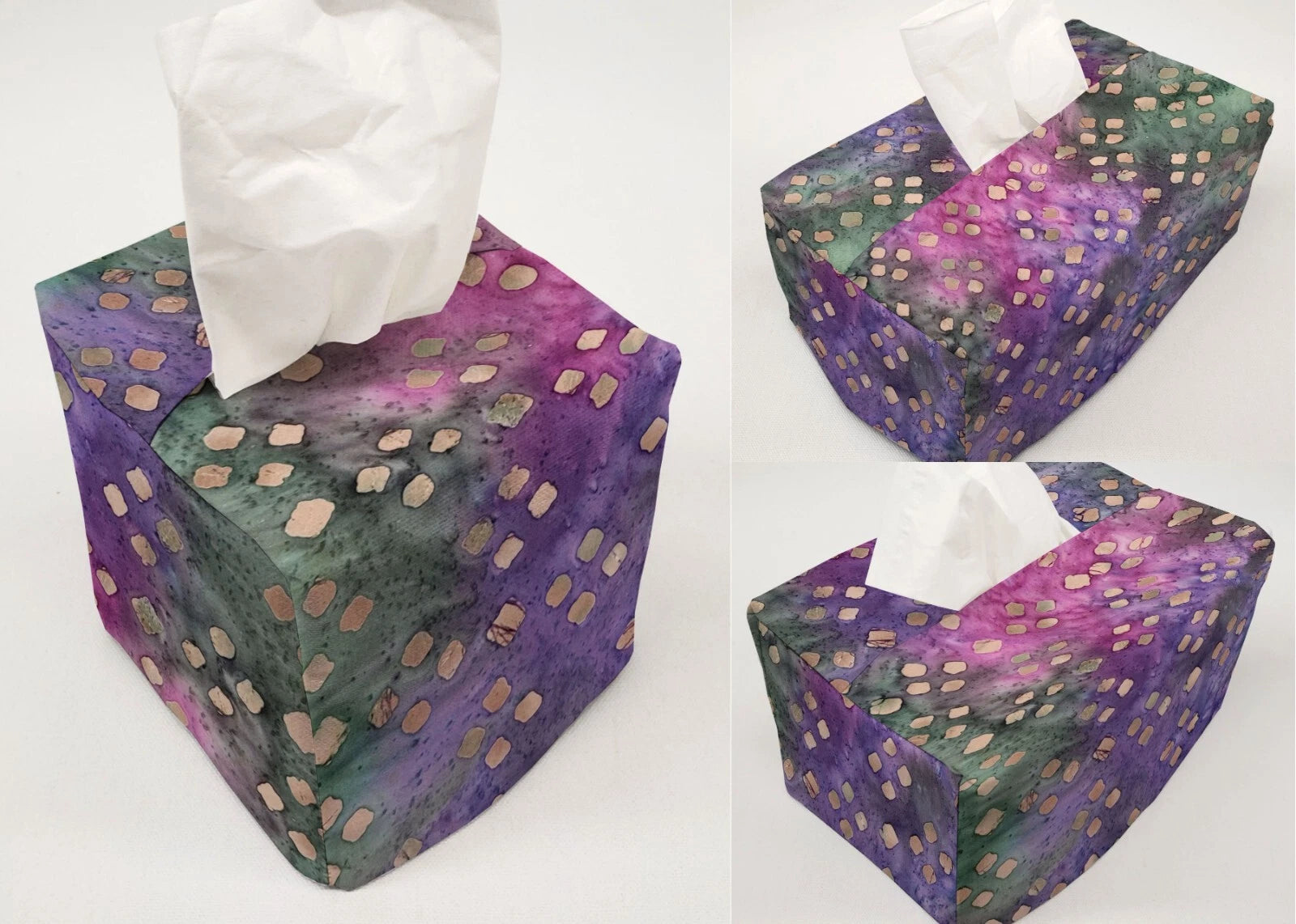 Batik Tie Dye Tissue Box Cover | eBay