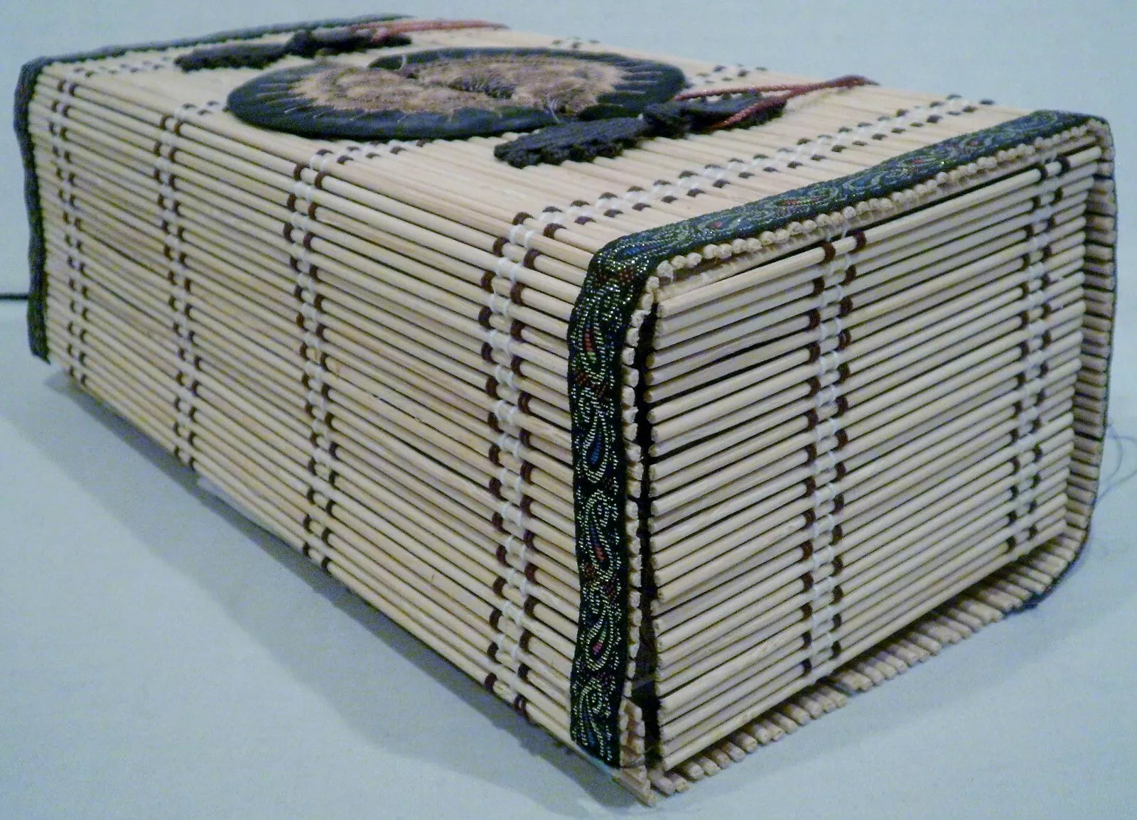 Rectangular Reed Tissue Box Cover | eBay