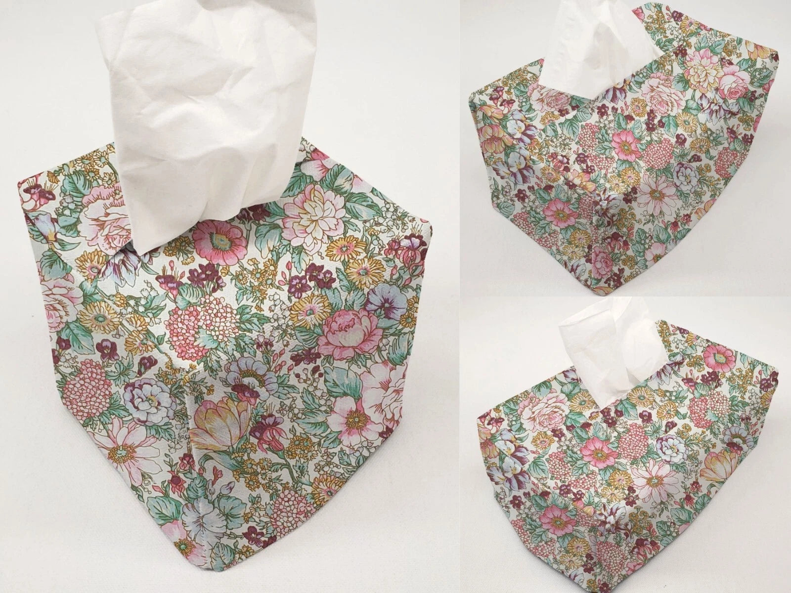 Rose Garden Tissue Box Cover (3 Colors Available) | eBay