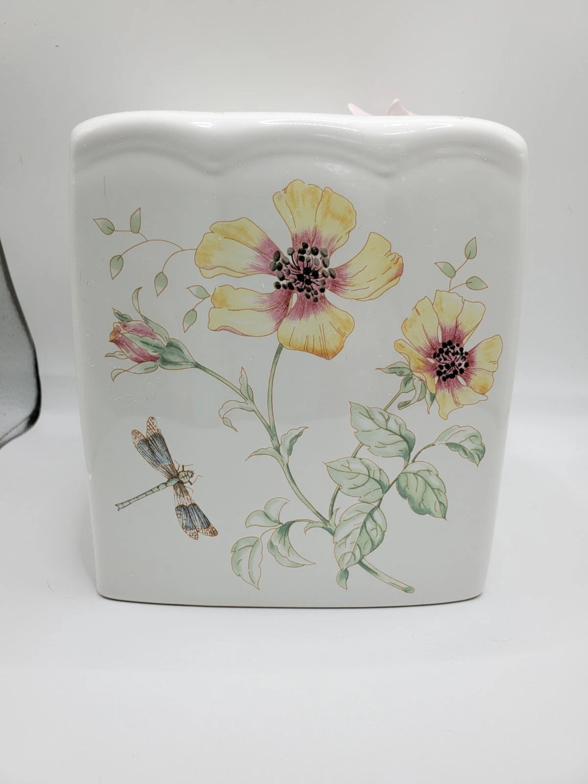 Lenox Butterfly Meadow Tissue Box Cover RETIRED - REPAIRED - SEE PICTURES | eBay