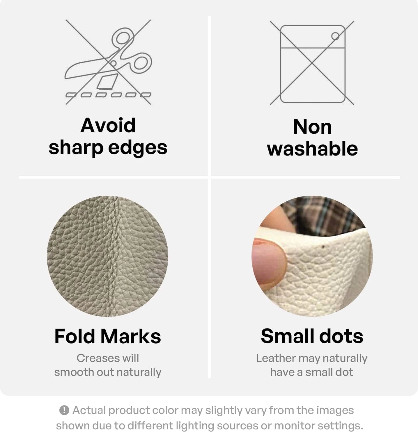 Carrotez Tissue Box Cover, Refined Modern PU Leather Square Holder - Decorative | eBay