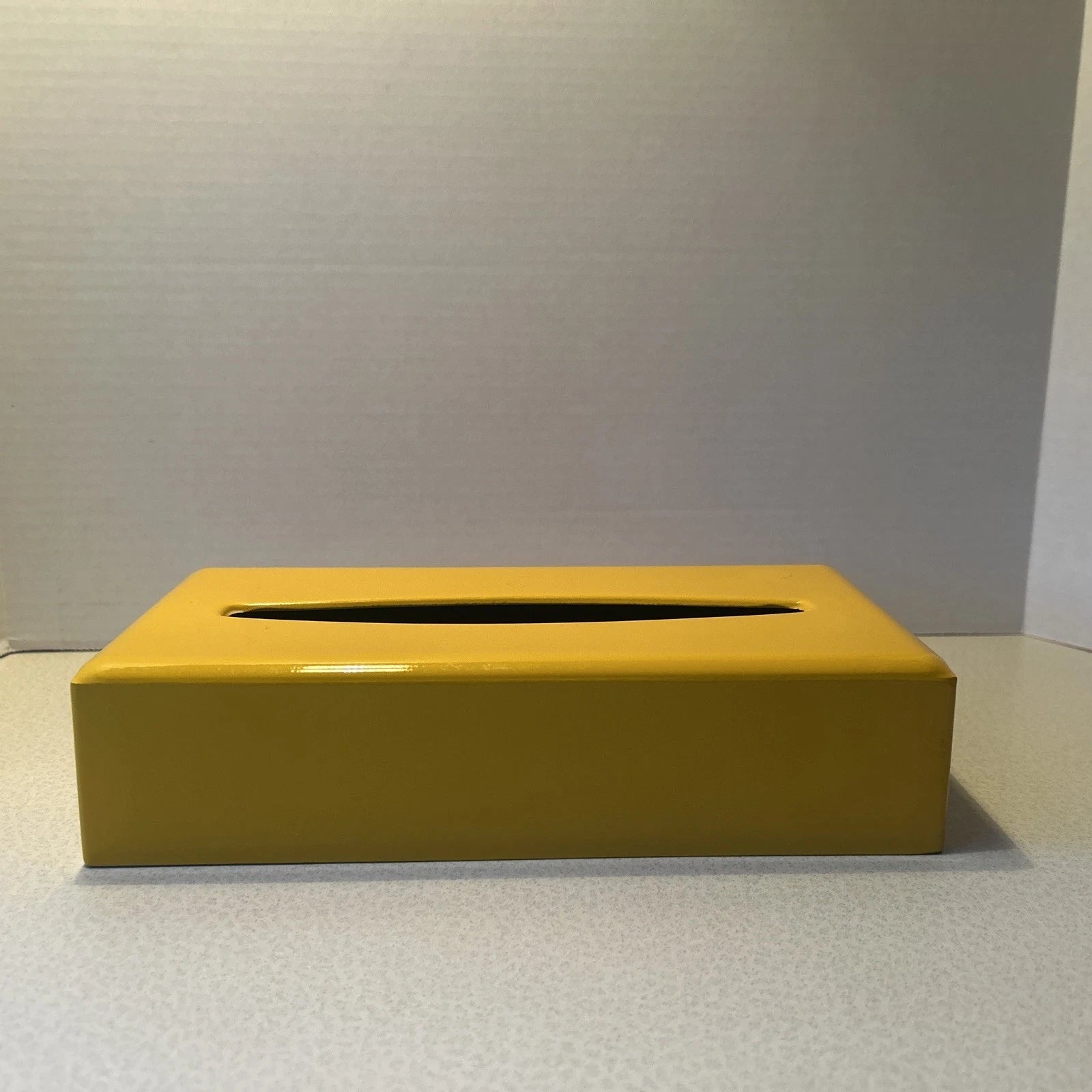 VTG Sunshine Yellow Tissue Box Cover Sunshine Yellow 10.5”x 2.5”x 5” Japan | eBay