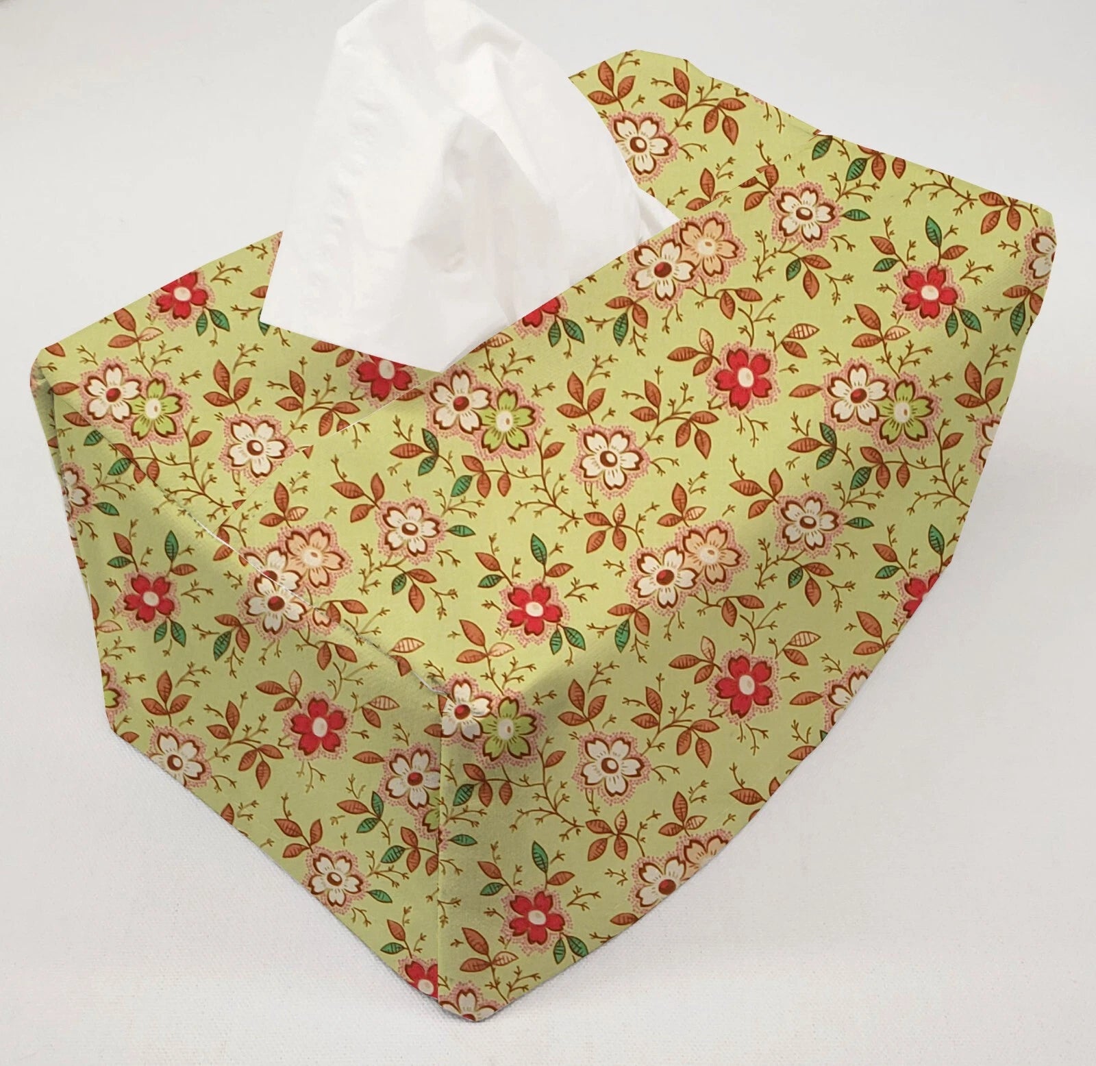 Spring Flowers Tissue Box Cover (4 Colors Available) | eBay