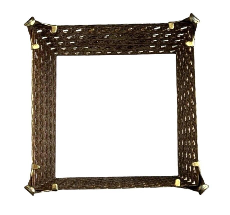 Hollywood Regency Gold Metal Filigree Rose Embellishment Tissue Box Cover Square | eBay