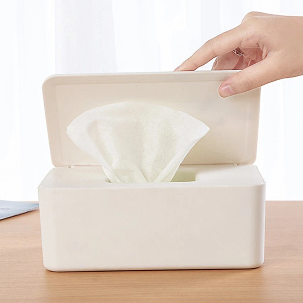 Wet Wipes Dispenser Holders Tissue Storage Box Case with Lid Household Supplies | eBay