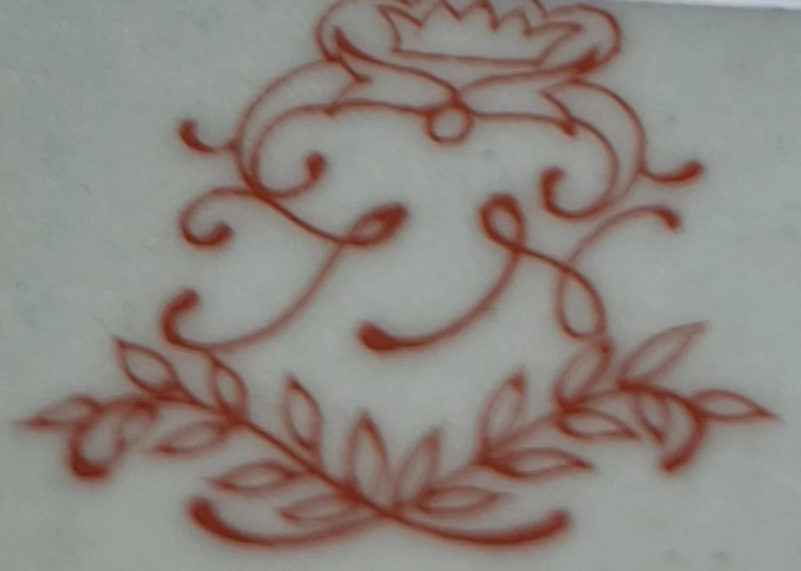 Square Rust Red w/Gold Scroll Border Ceramic Tissue Box Cover Holder NWT | eBay