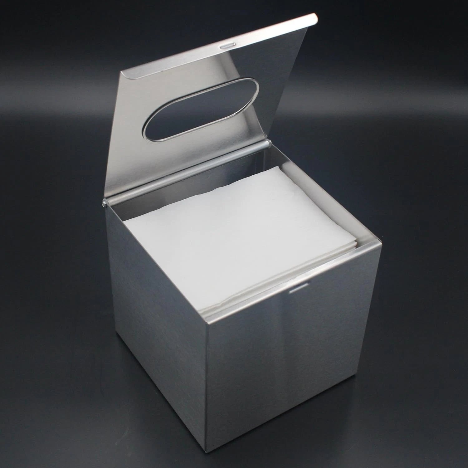 Square Stainless Steel Tissue Box Cover Wall Mounted Stylish Paper Facial Cover | eBay