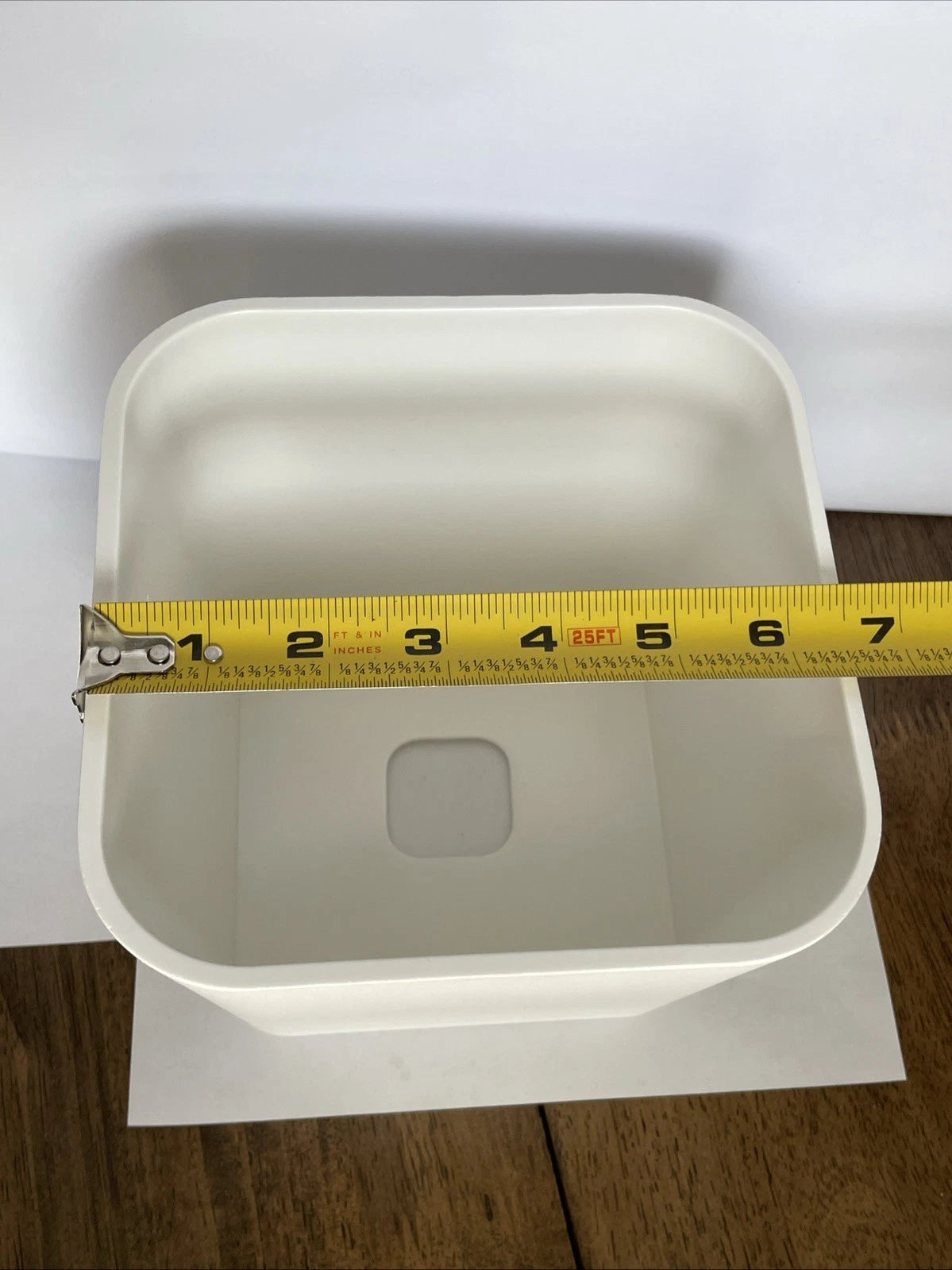 Facial Hand Tissue Box Cover, Square Holder White Storage Modern Sleek Bathroom | eBay