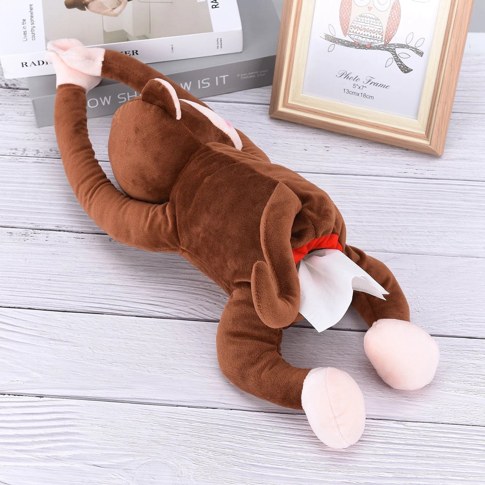 Cute Monkey Hanging Tissue Box For Car Home Office Decor SKI | eBay
