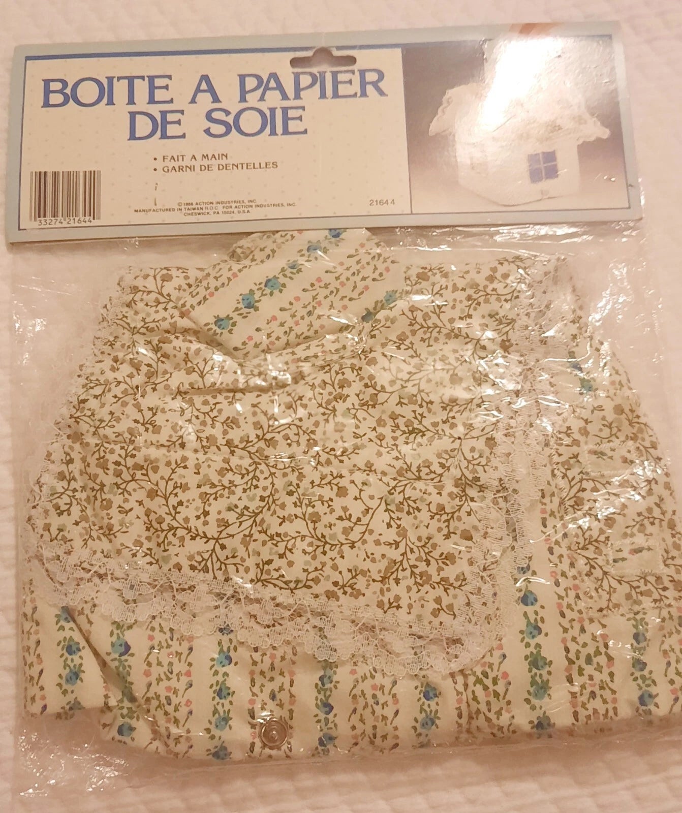 Vintage Cloth Tissue Box Cover/caddy | eBay