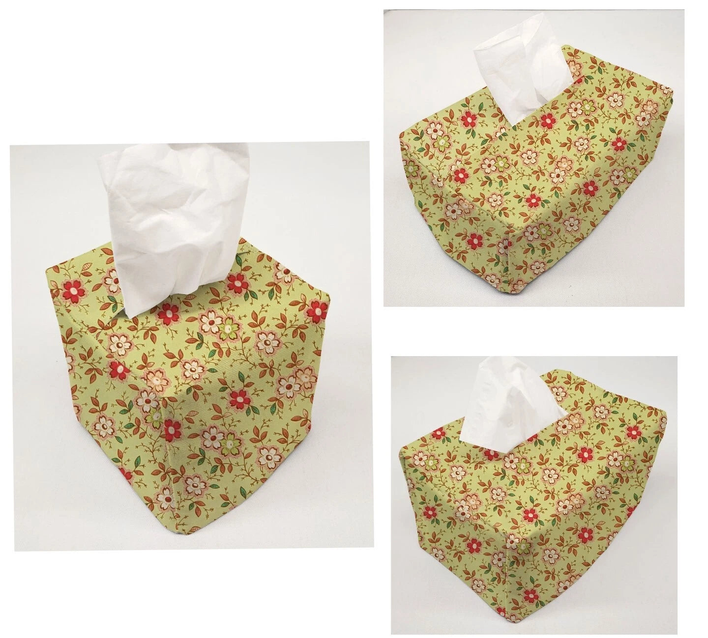 Spring Flowers Tissue Box Cover (4 Colors Available) | eBay