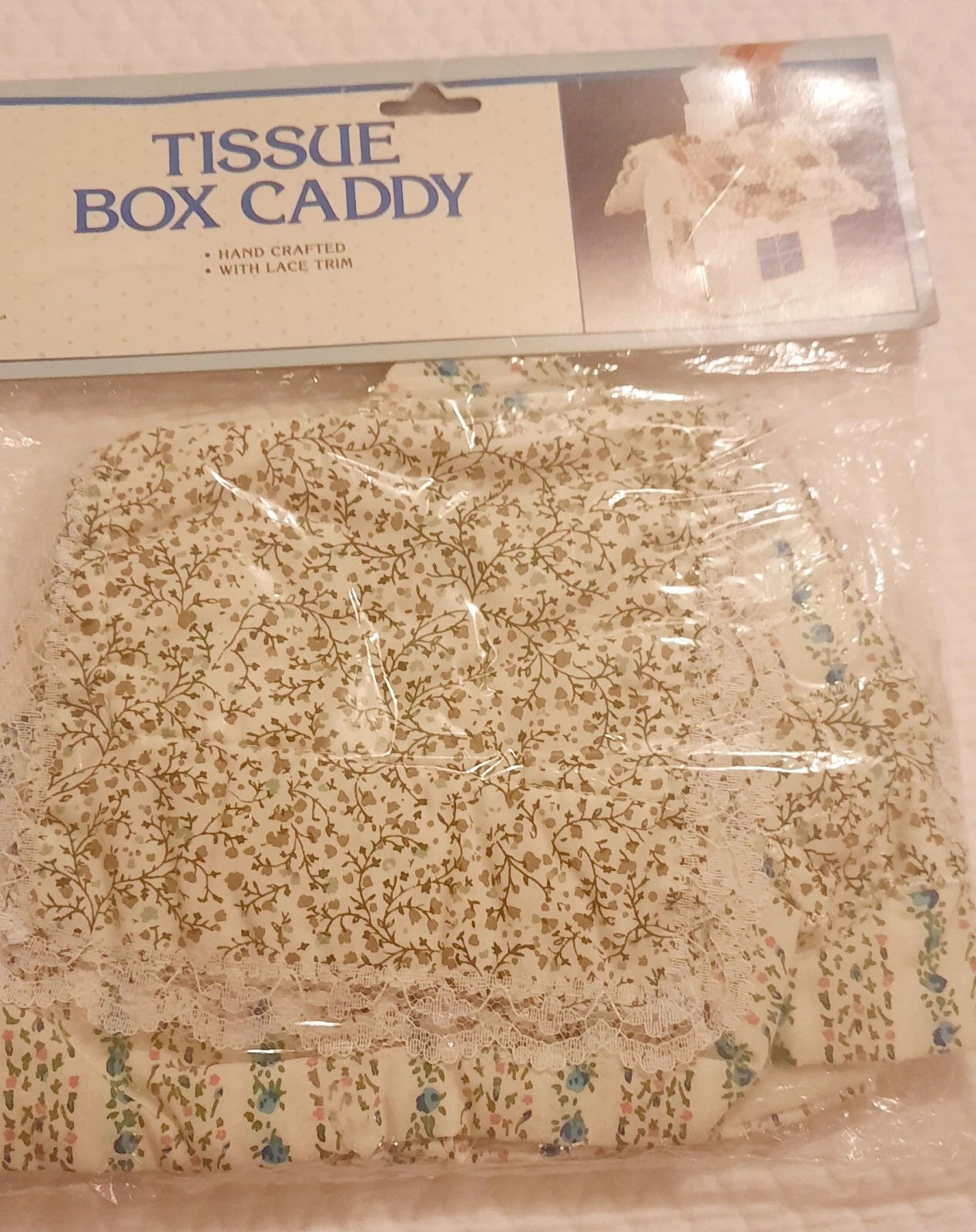 Vintage Cloth Tissue Box Cover/caddy | eBay