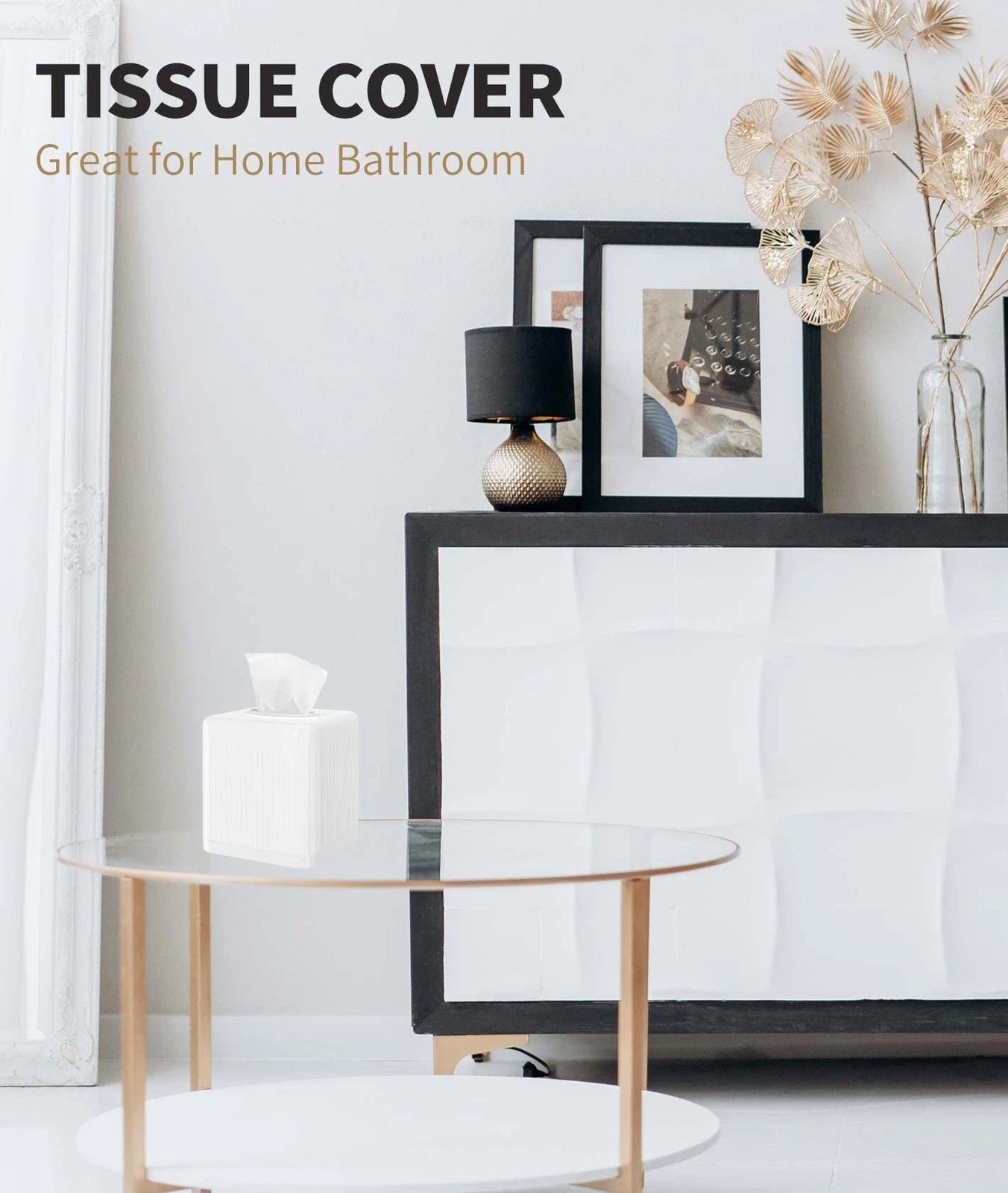 Tissue Cover with Base, Square Plastic Tissue Holder Decorative Tissue Cover ... | eBay