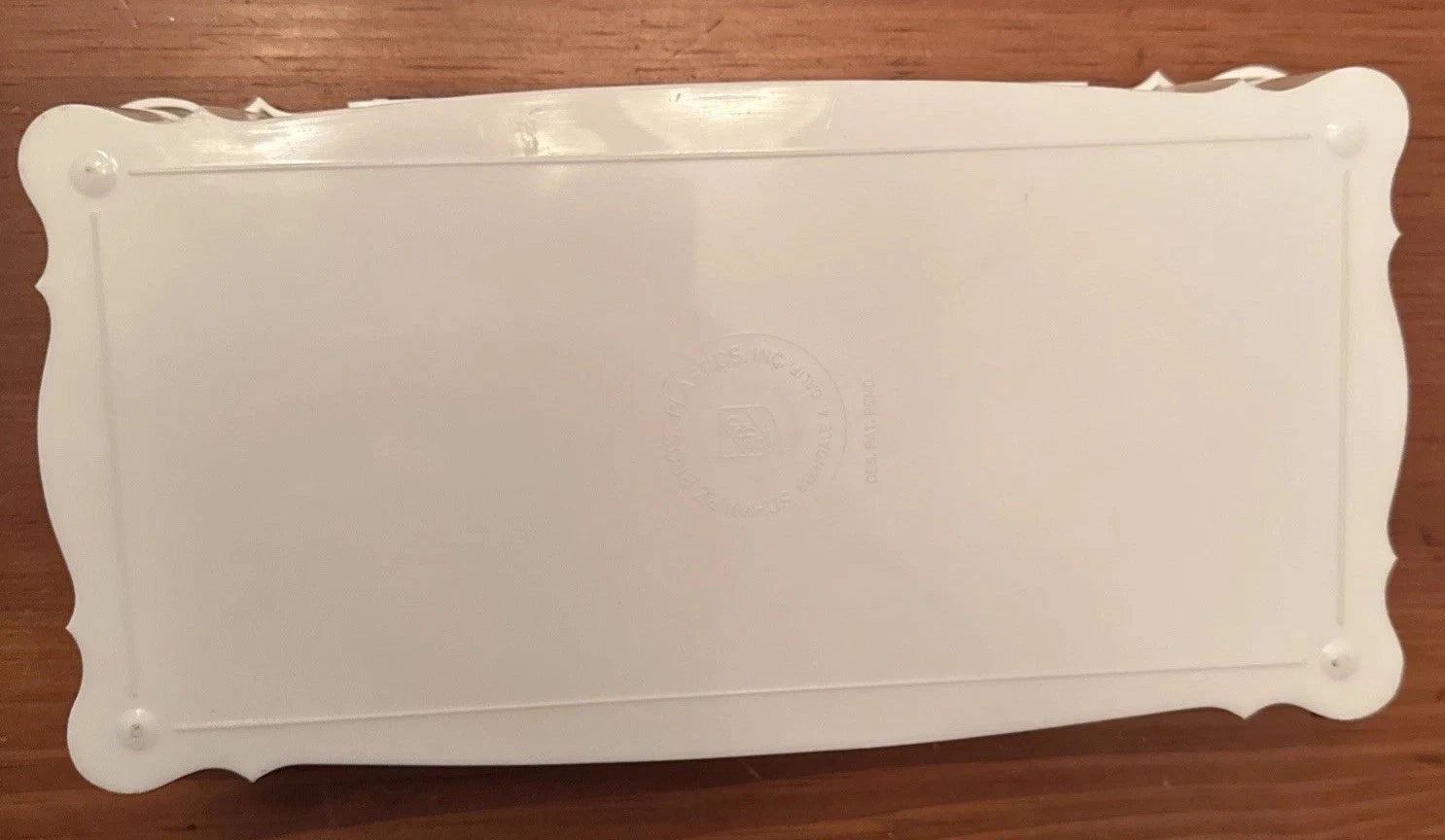 Vintage Schwarz Brothers Hinged Plastic Tissue Box - With Purple Flowers Violet | eBay