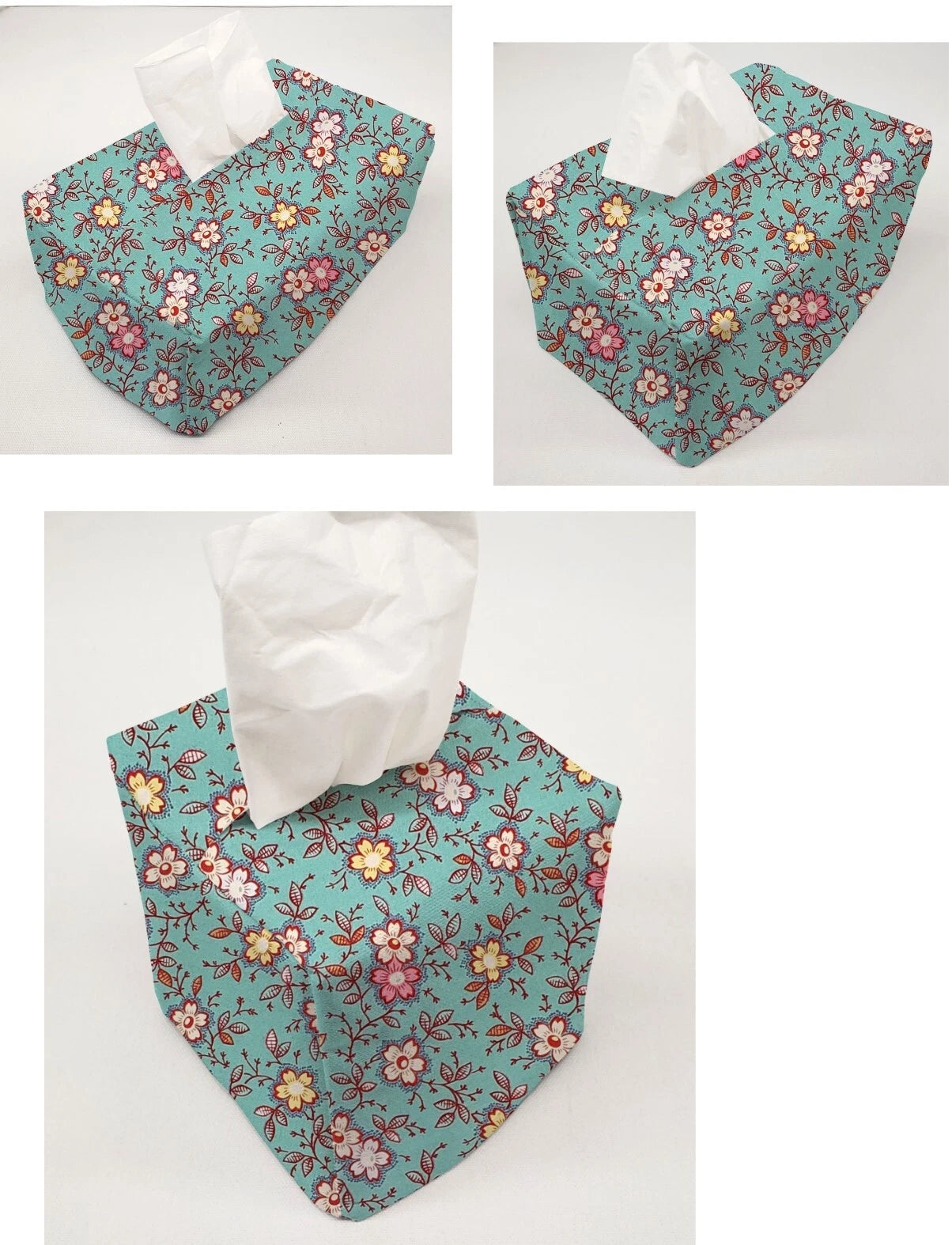 Spring Flowers Tissue Box Cover (4 Colors Available) | eBay