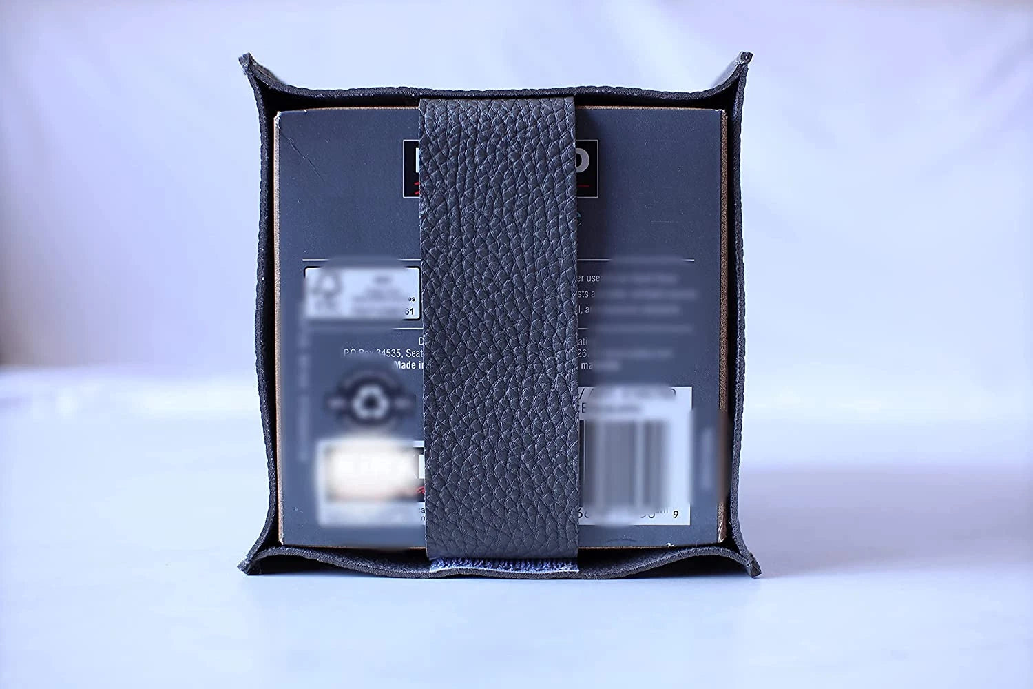 Tissue Box Cover Holder, Square with Bottom Belt by Carrot'S Den - PU Leather | eBay