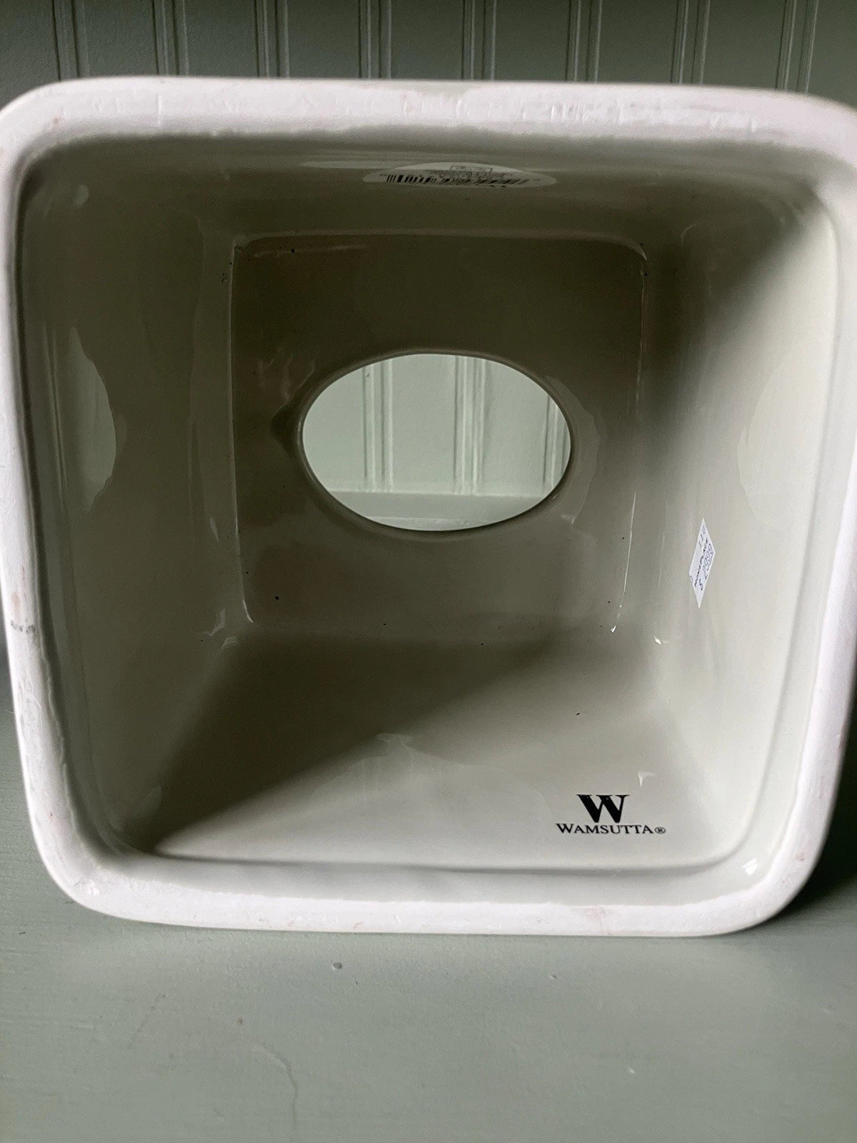 WAMSUTTA Lenox Ceramic Pearlized Taupe W/Purple Luster Roses Tissue Box Cover | eBay