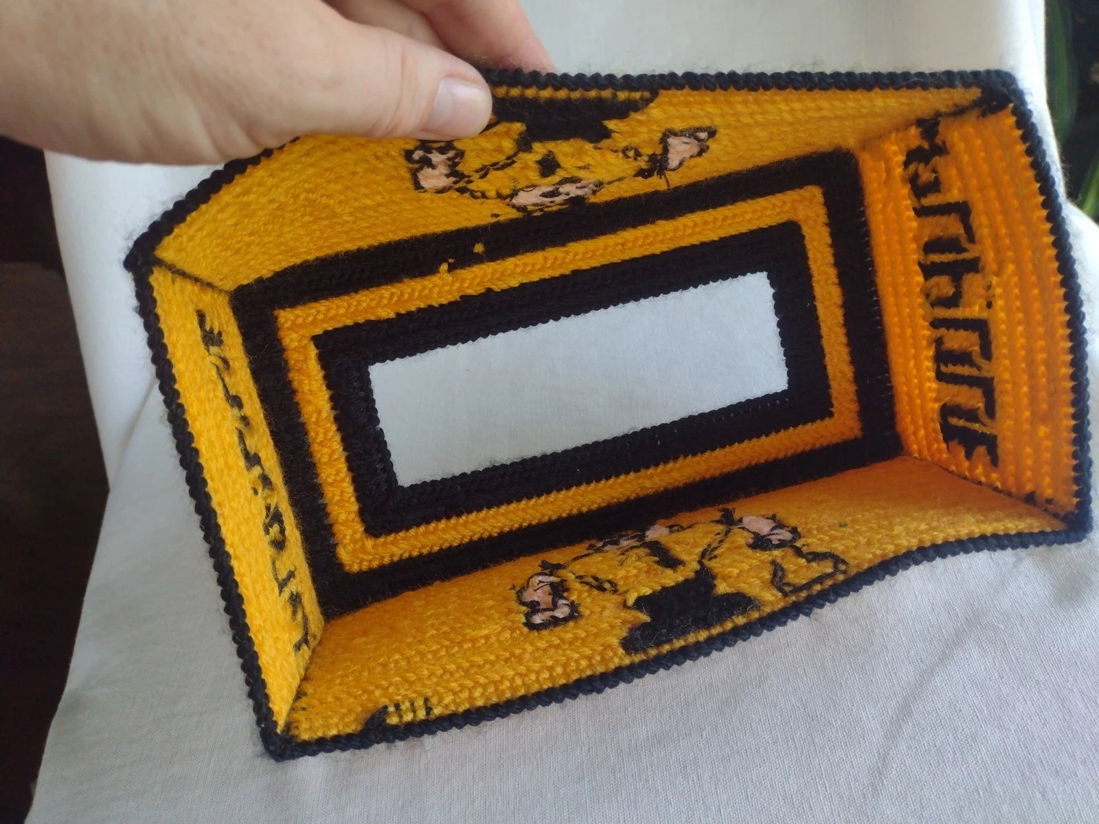 Pair of Vintage Purdue Boilermakers Homemade Tissue Box Covers | eBay