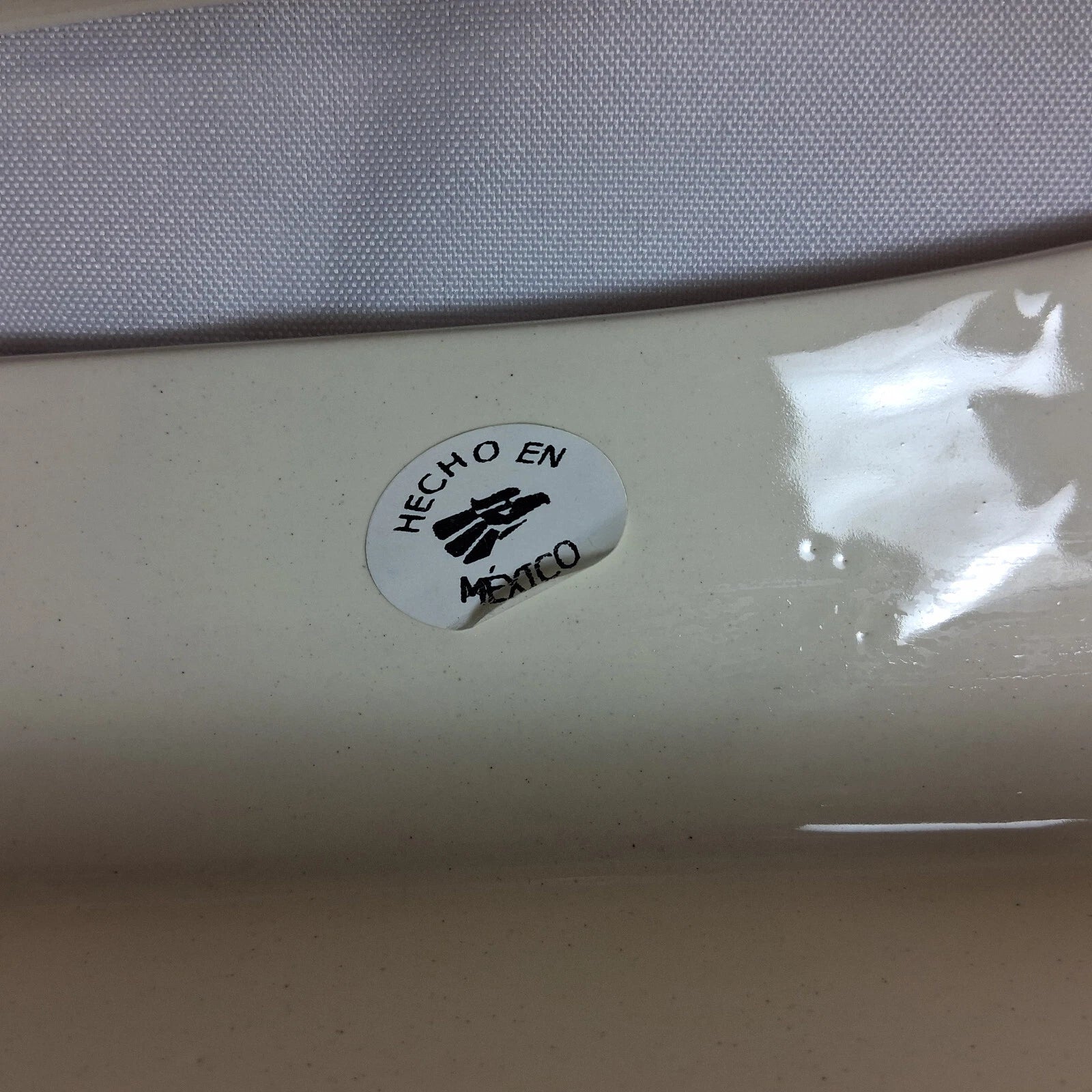 Mexican Folk Art Tissue Box Cover Hand Painted Ceramic White | eBay