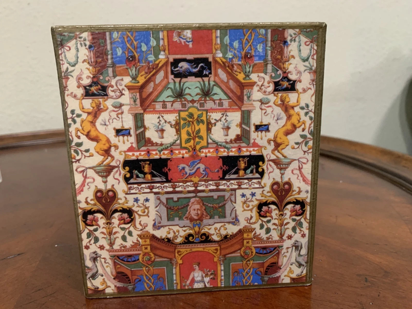 Marye- Kelley Neoclassical Decoupage Square Tissue Box Cover | eBay
