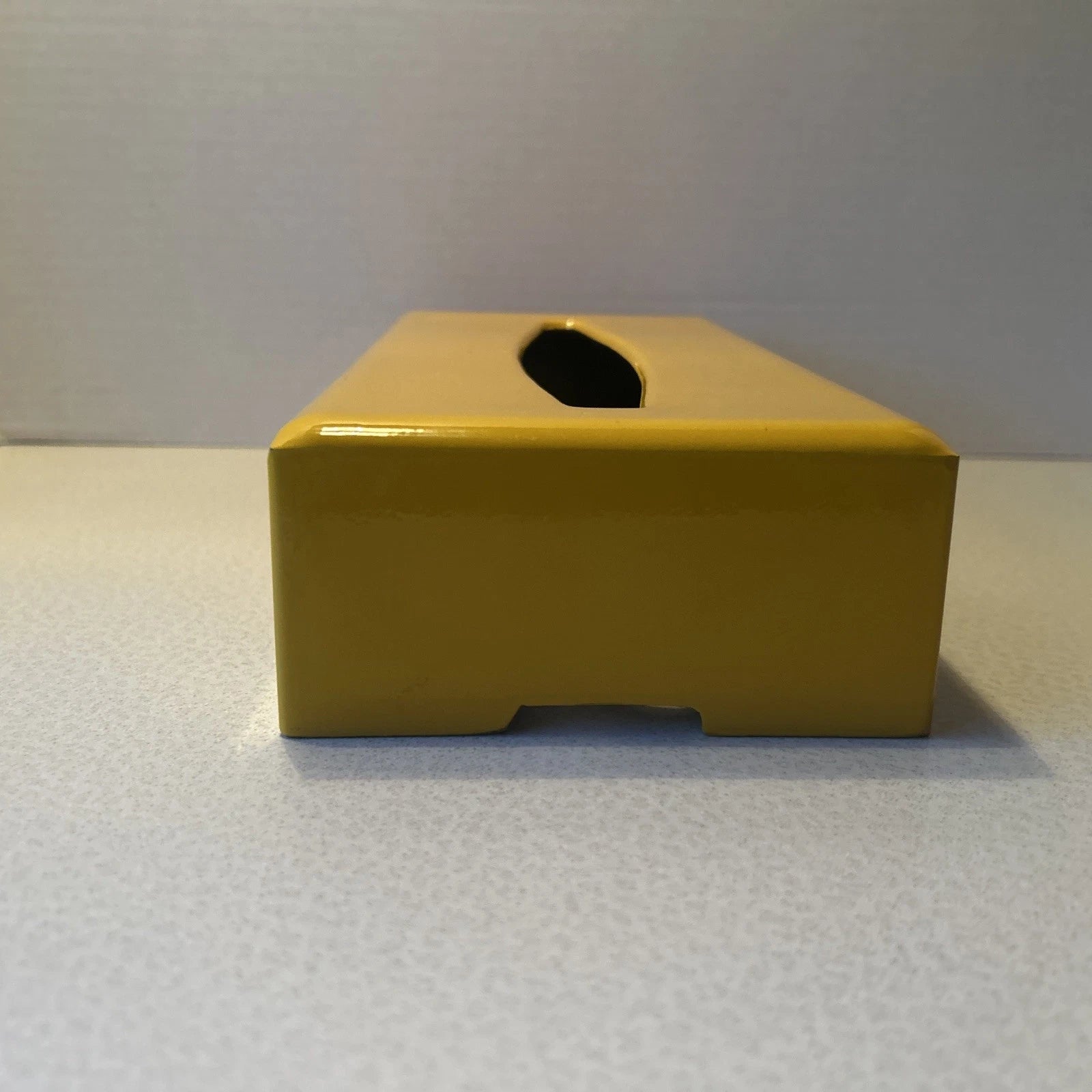 VTG Sunshine Yellow Tissue Box Cover Sunshine Yellow 10.5”x 2.5”x 5” Japan | eBay
