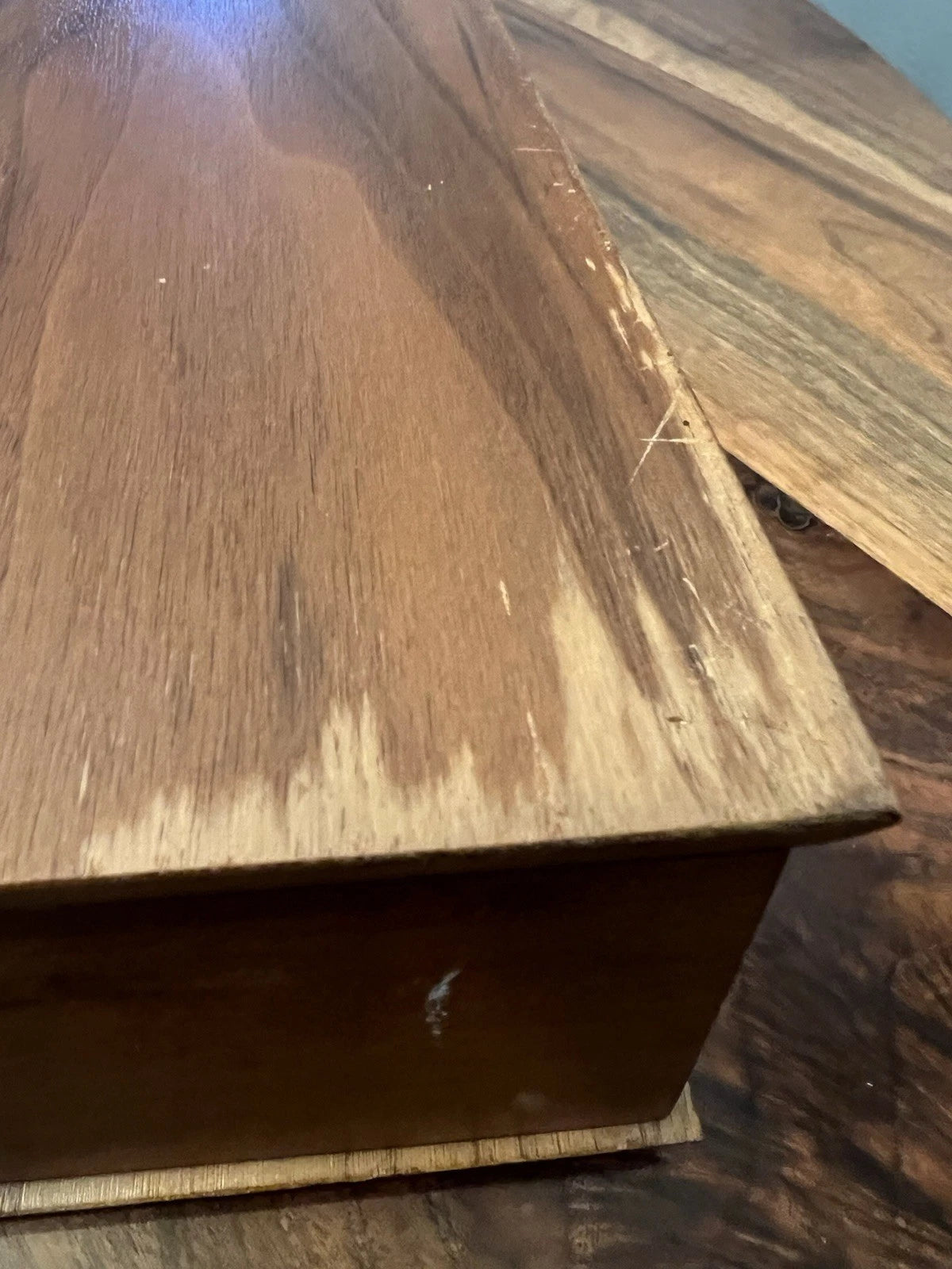 VTG Wooden Space-Saver Kleenex Tissue Box Cover w/ Lid Plaque Answer To Retail | eBay