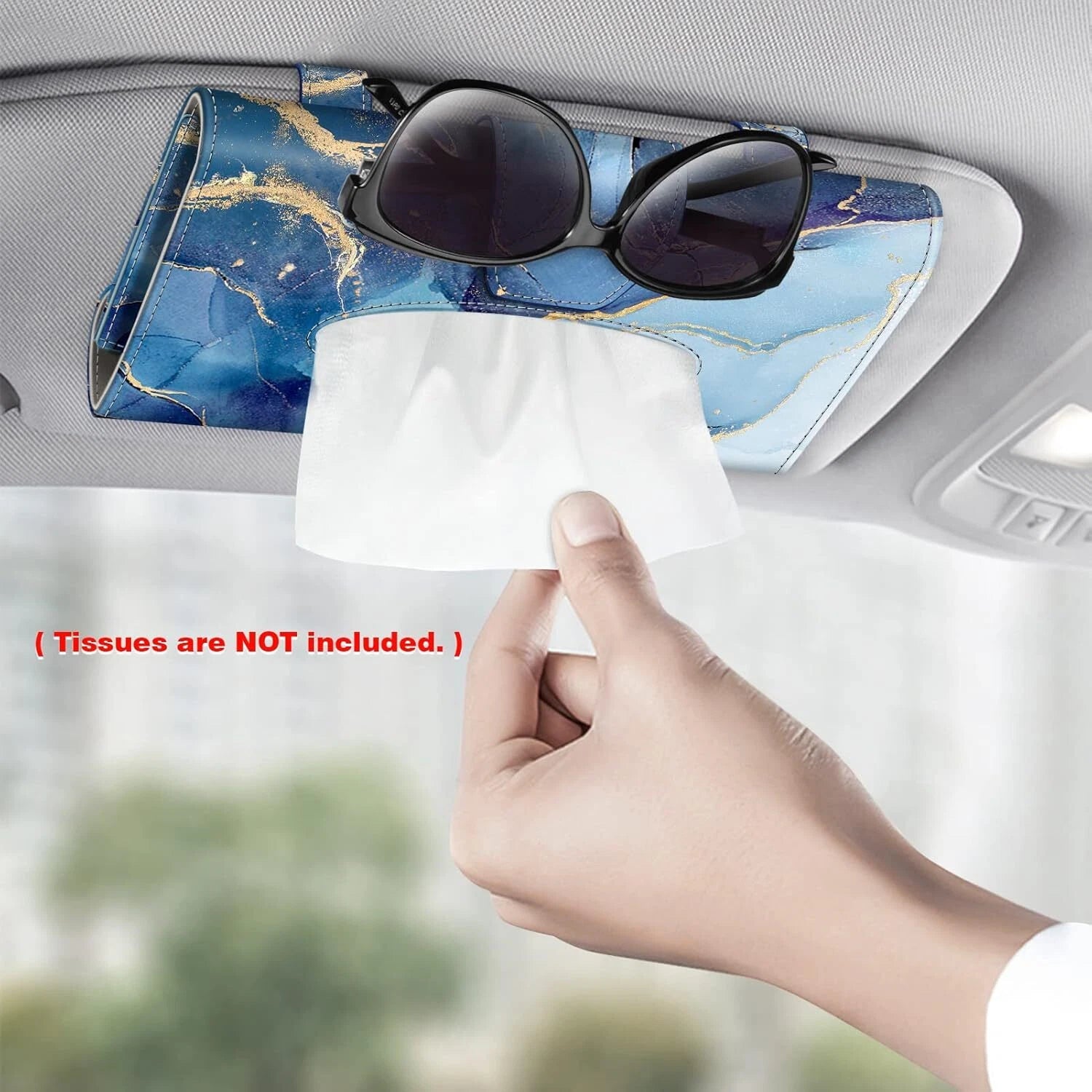 Car Visor Tissue Holder Sun Visor Napkin Holder Mask Holder Backseat Tissue Box | eBay