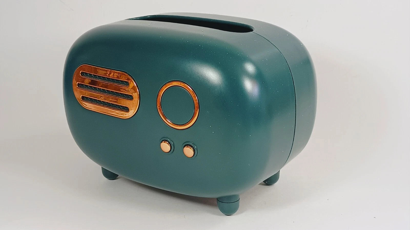 Retro Radio Facial Tissue Box Cover Napkin Holder In Hunter Green. | eBay