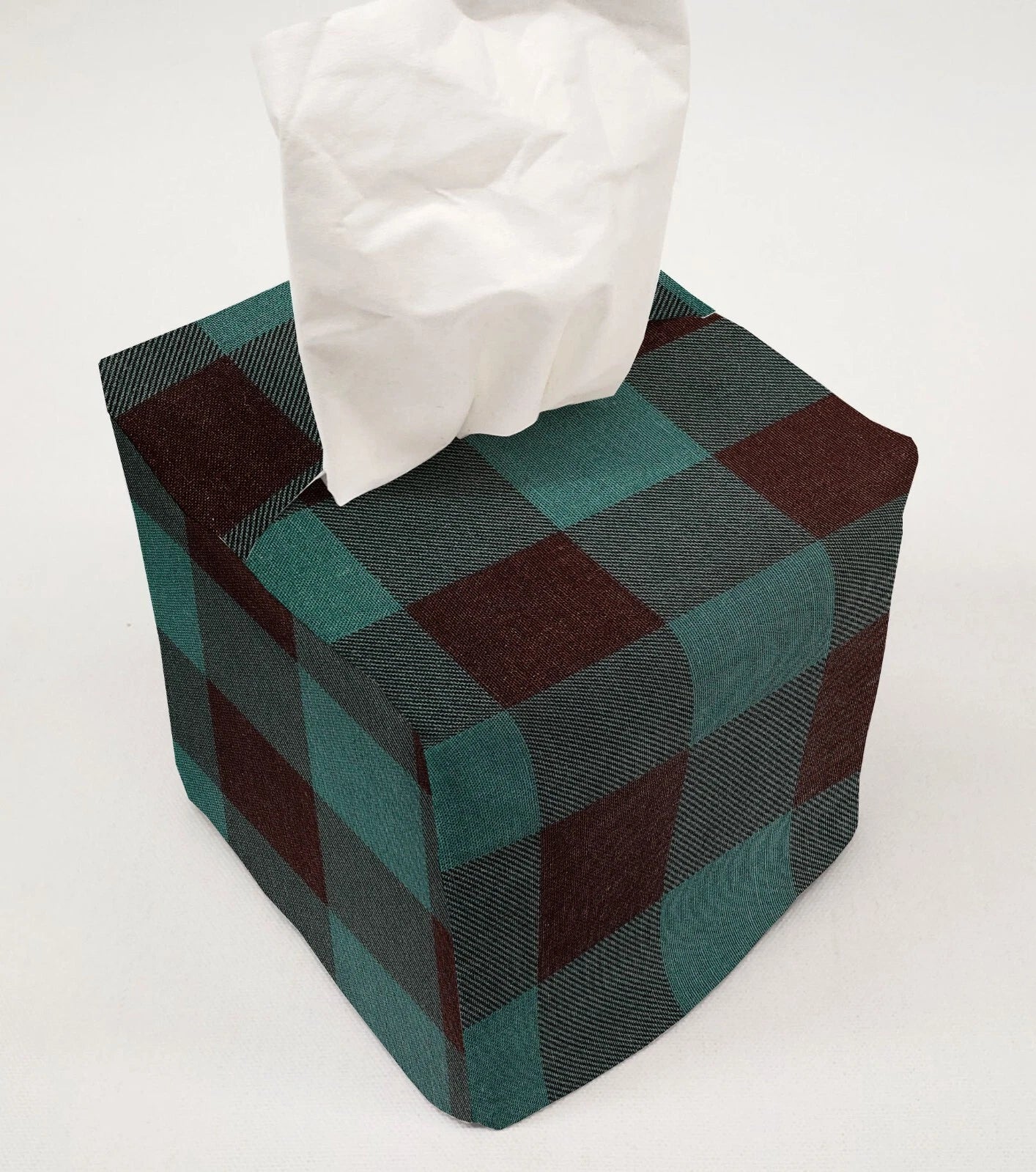 Buffalo Check Plaid Tissue Box Cover (6 Colors Available) | eBay