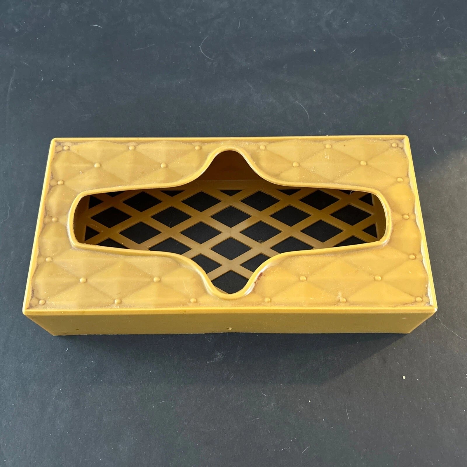 Vintage Gold Plastic Tissue Box Cover 1970s Retro | eBay