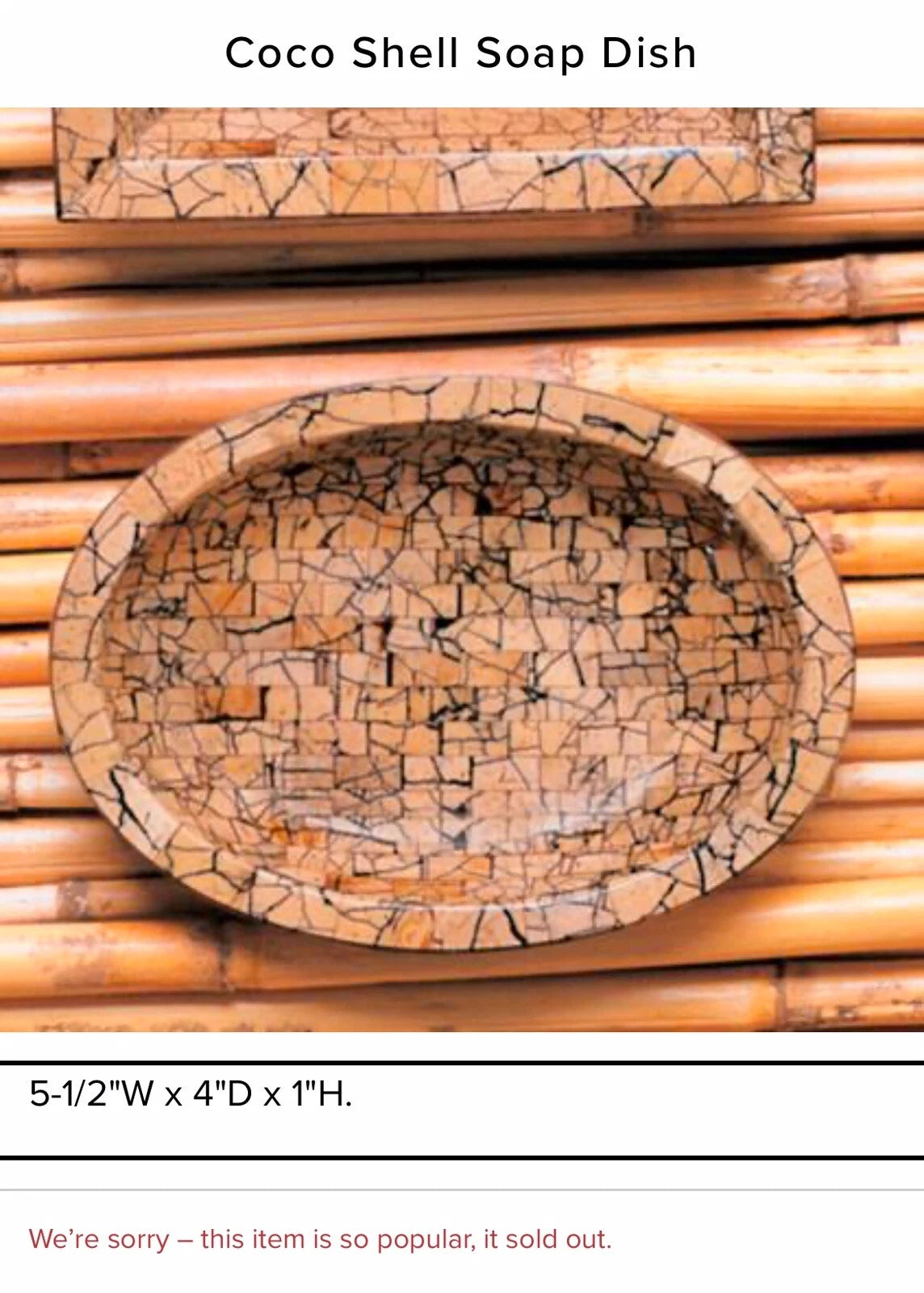 LABRAZEL *RARE & DISCONTINUED* Coconut Shell Luxury Tissue Box Cover & Soap Dish | eBay