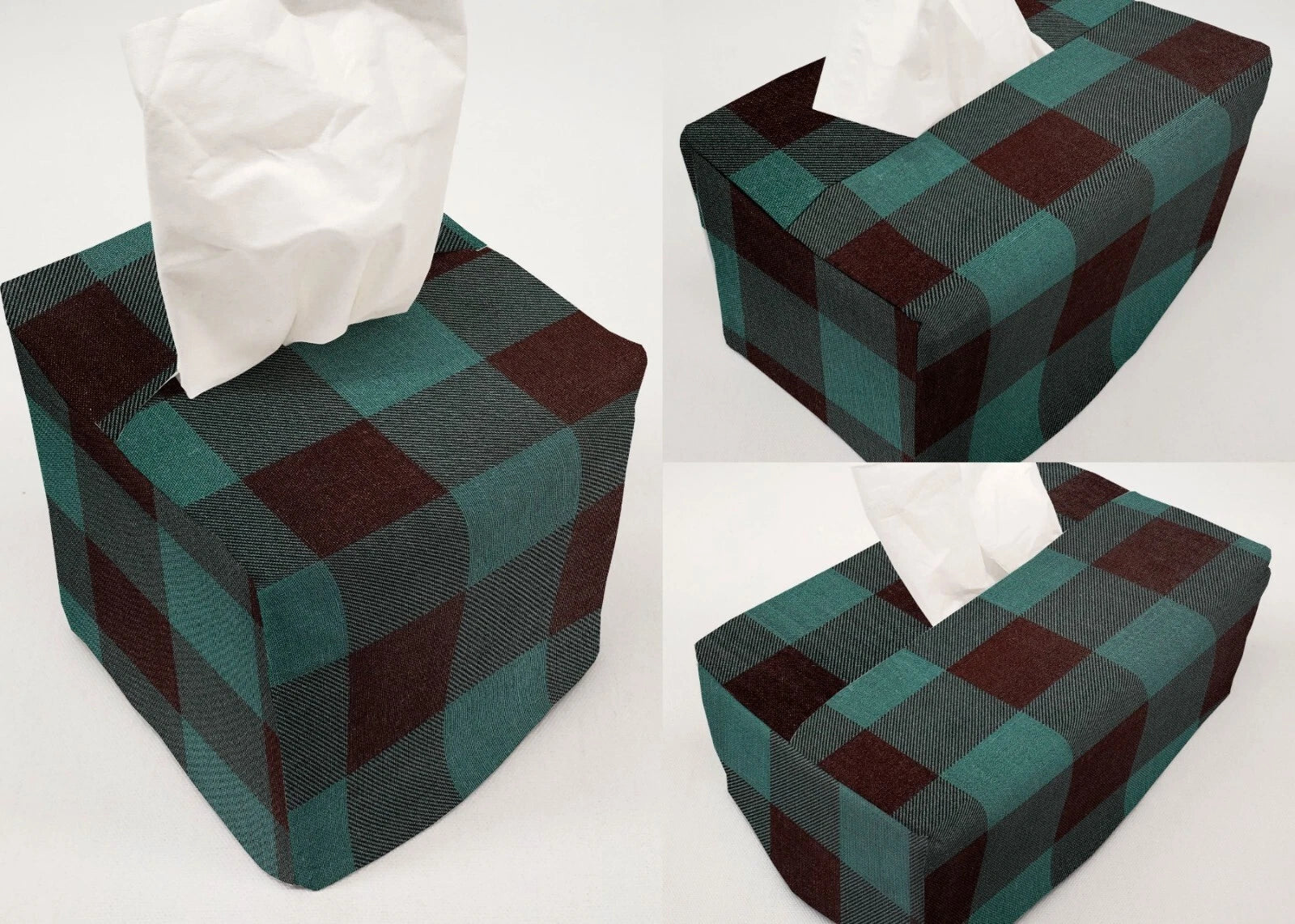 Buffalo Check Plaid Tissue Box Cover (6 Colors Available) | eBay