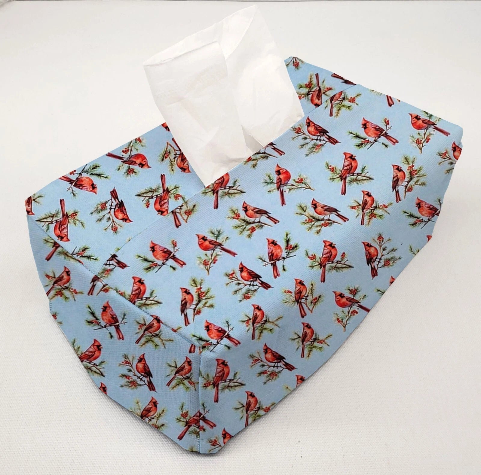 Cardinals Birds & Berries Tissue Box Cover | eBay