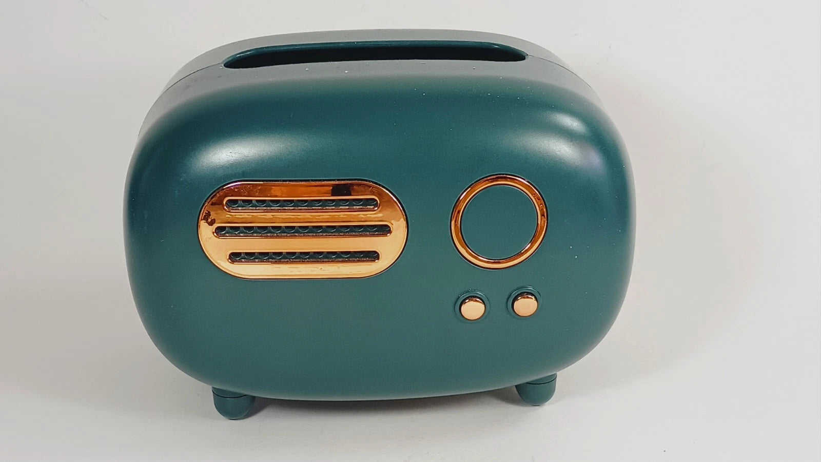 Retro Radio Facial Tissue Box Cover Napkin Holder In Hunter Green. | eBay