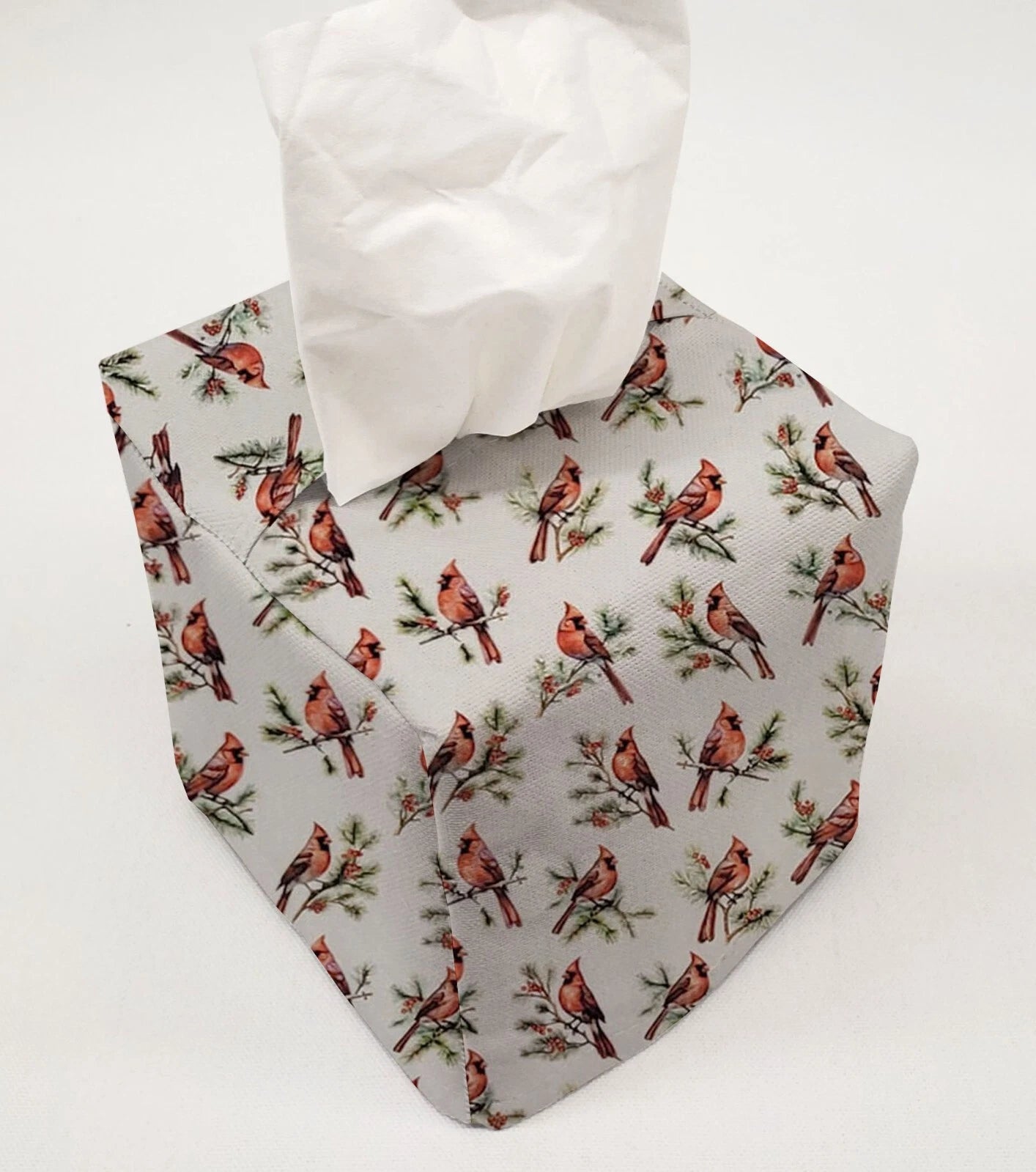 Cardinals Birds & Berries Tissue Box Cover | eBay