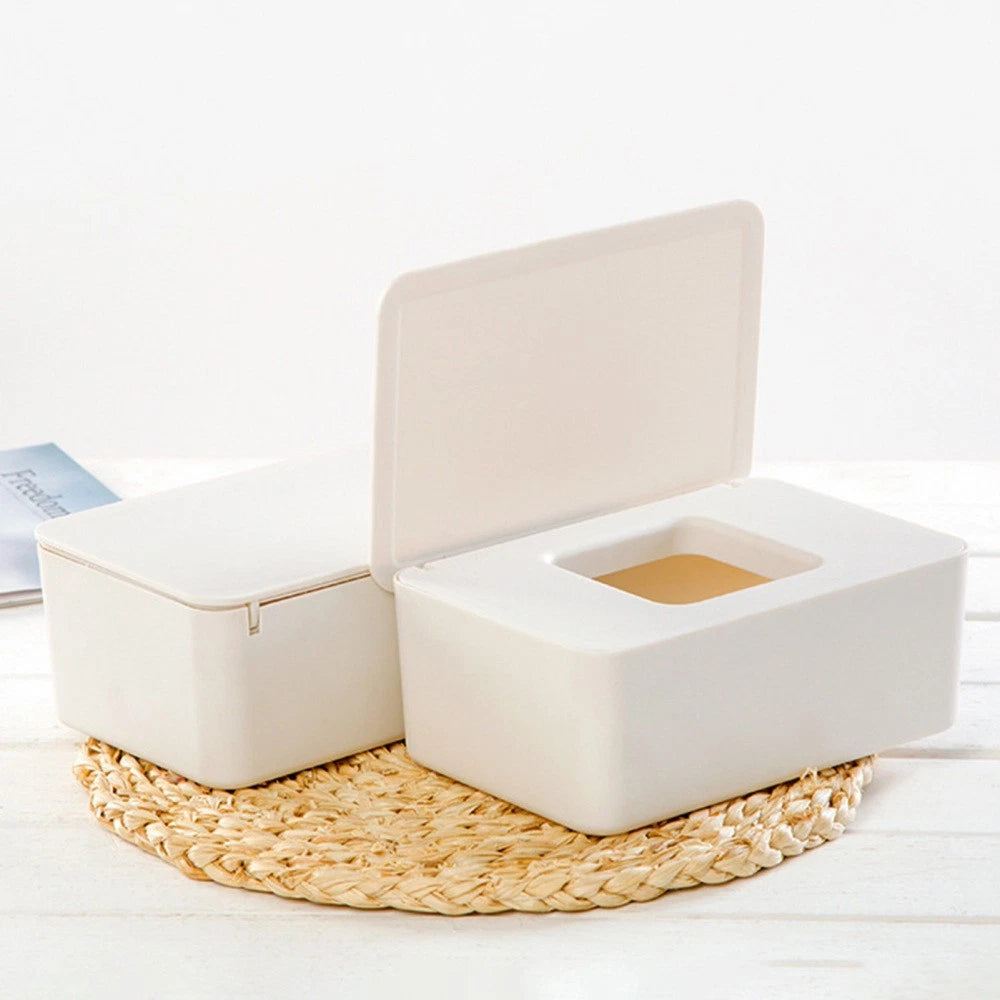 Open Cover Dry and Wet Tissue Box Space Saving Large Capacity Tissue Dispenser | eBay