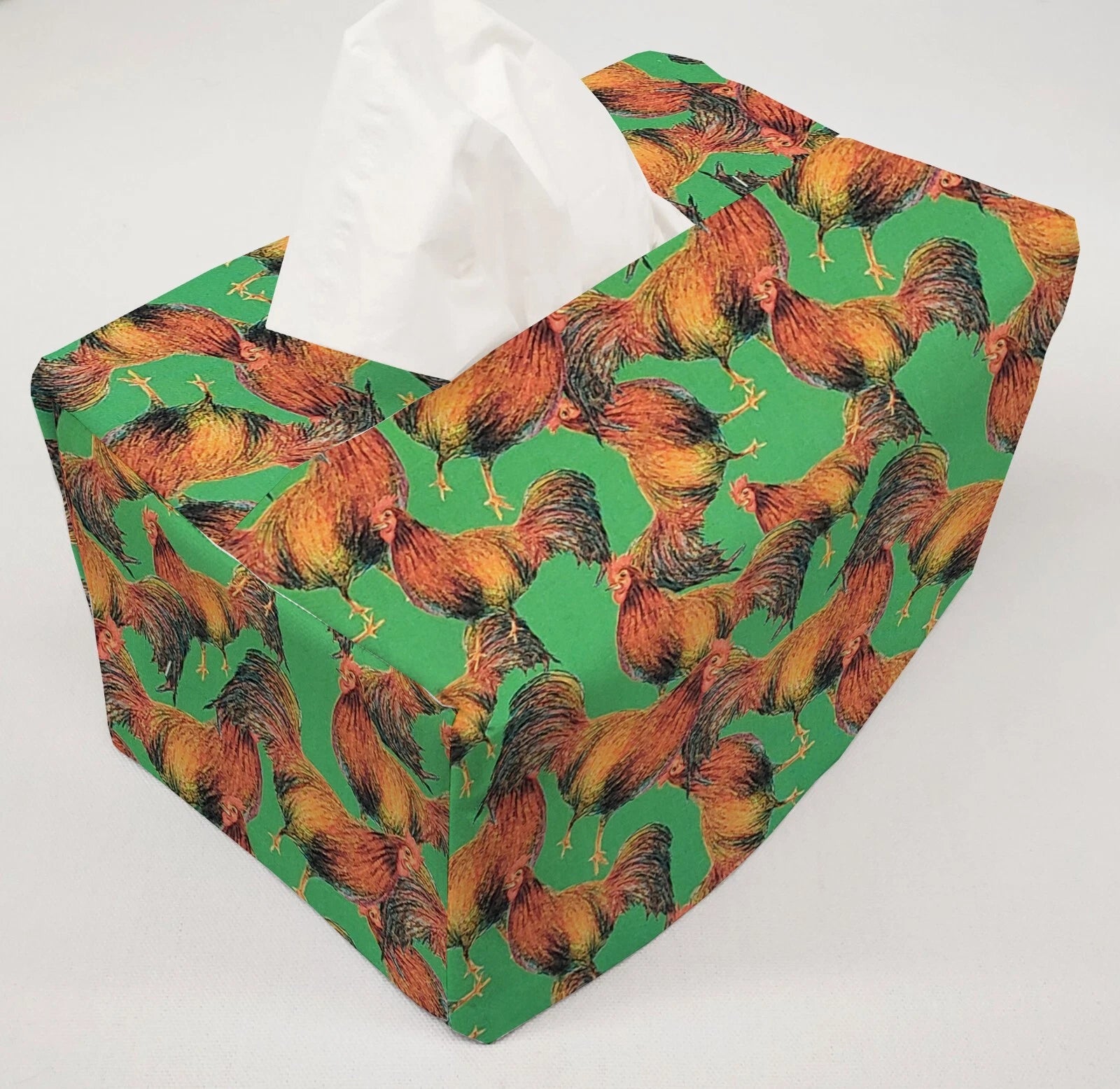 Roosters Tissue Box Cover (2 Colors Available) | eBay
