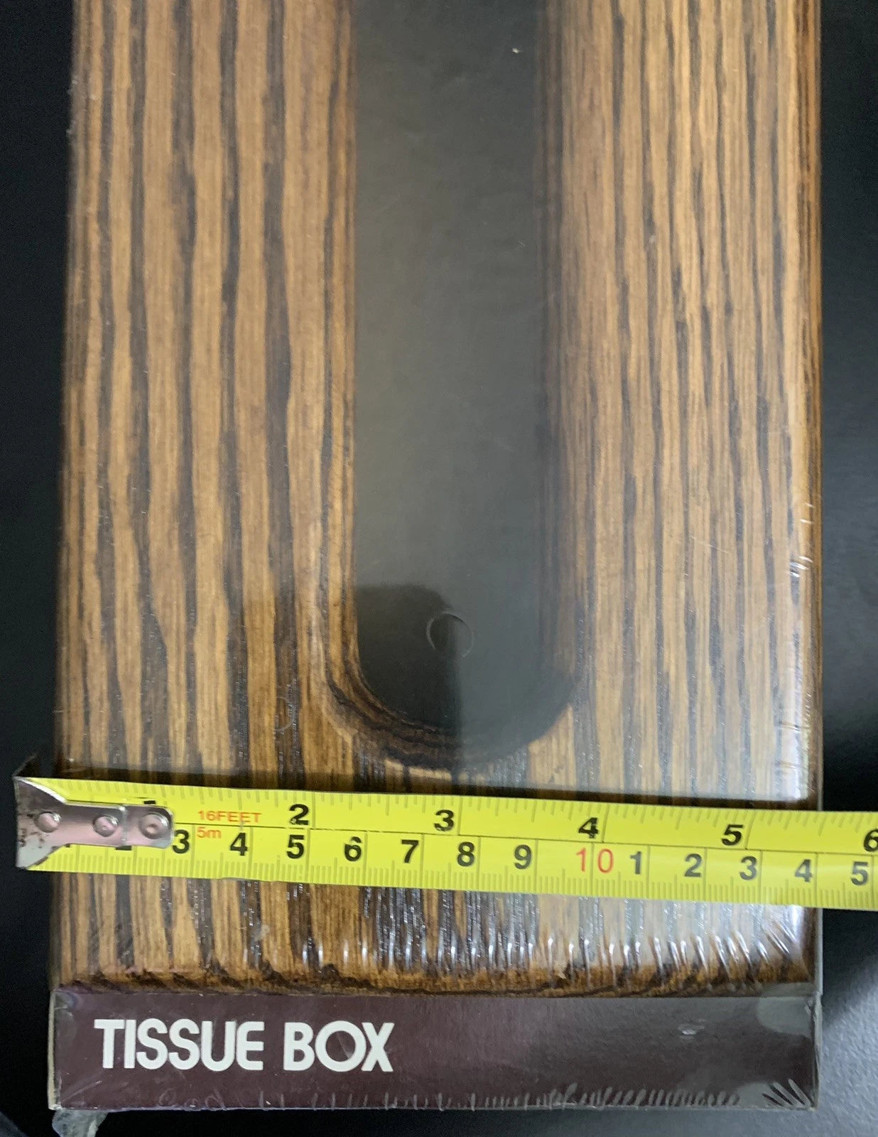 Vintage SOLID OAK WOOD Tissue Kleenex Box HOLDER New Sealed In Pkg FARMHOUSE Hm | eBay